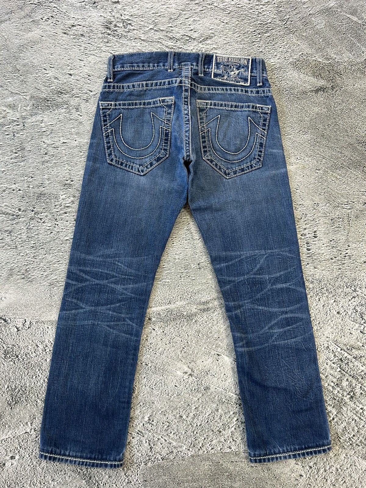 True Religion Jeans Mens Jeans With Thick White Stitching Buy True