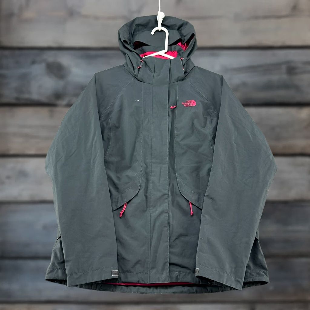 The North Face North Face Jacket Womens M Black Pink Rain Coat Hooded Hyvent Full Zip Softshell Size M / US 6-8 / IT 42-44 - 1 Thumbnail