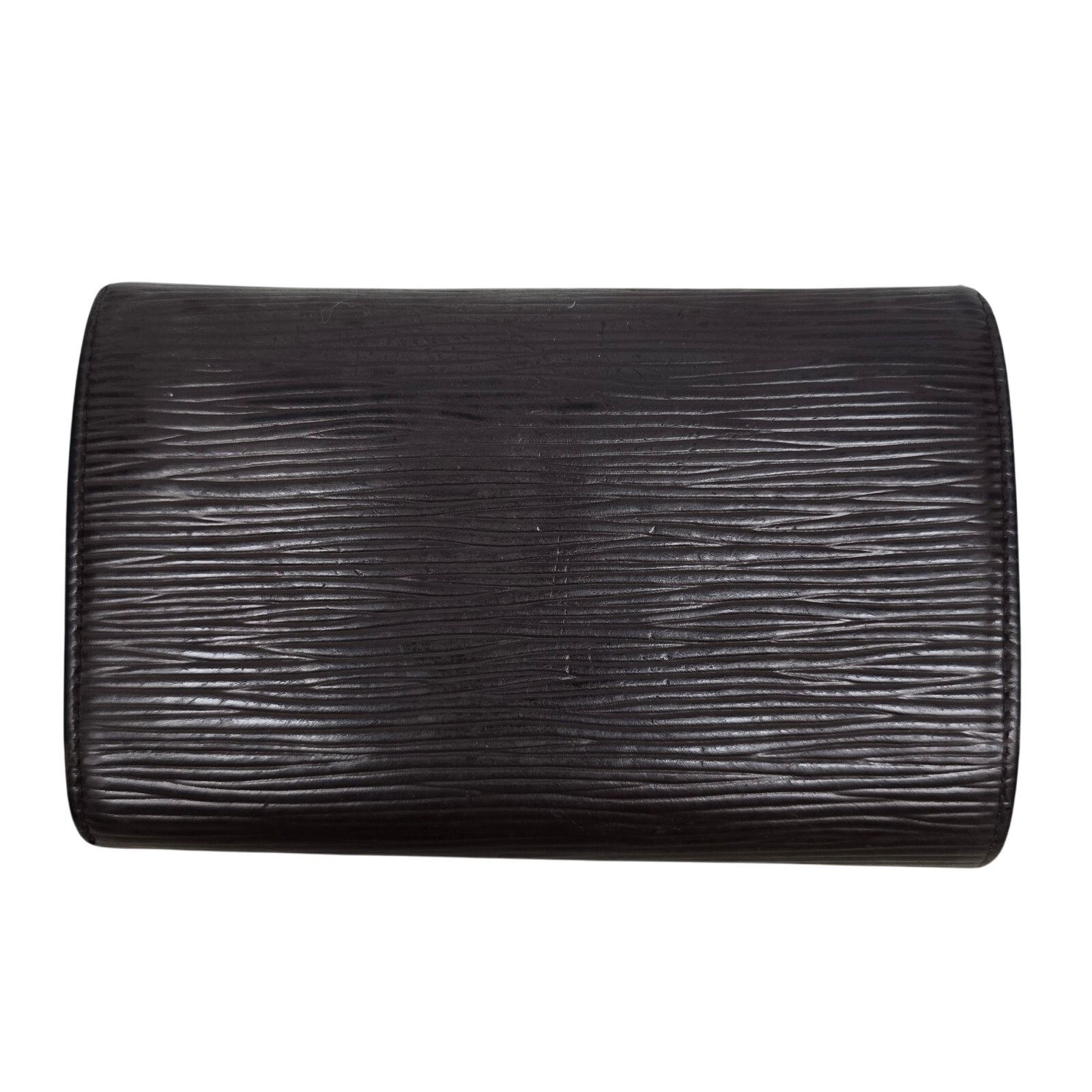 Louis Vuitton LOUIS VUITTON Epi Leather Wallet Porte Monnaie Bifold Brown Size ONE SIZE - 4 Thumbnail