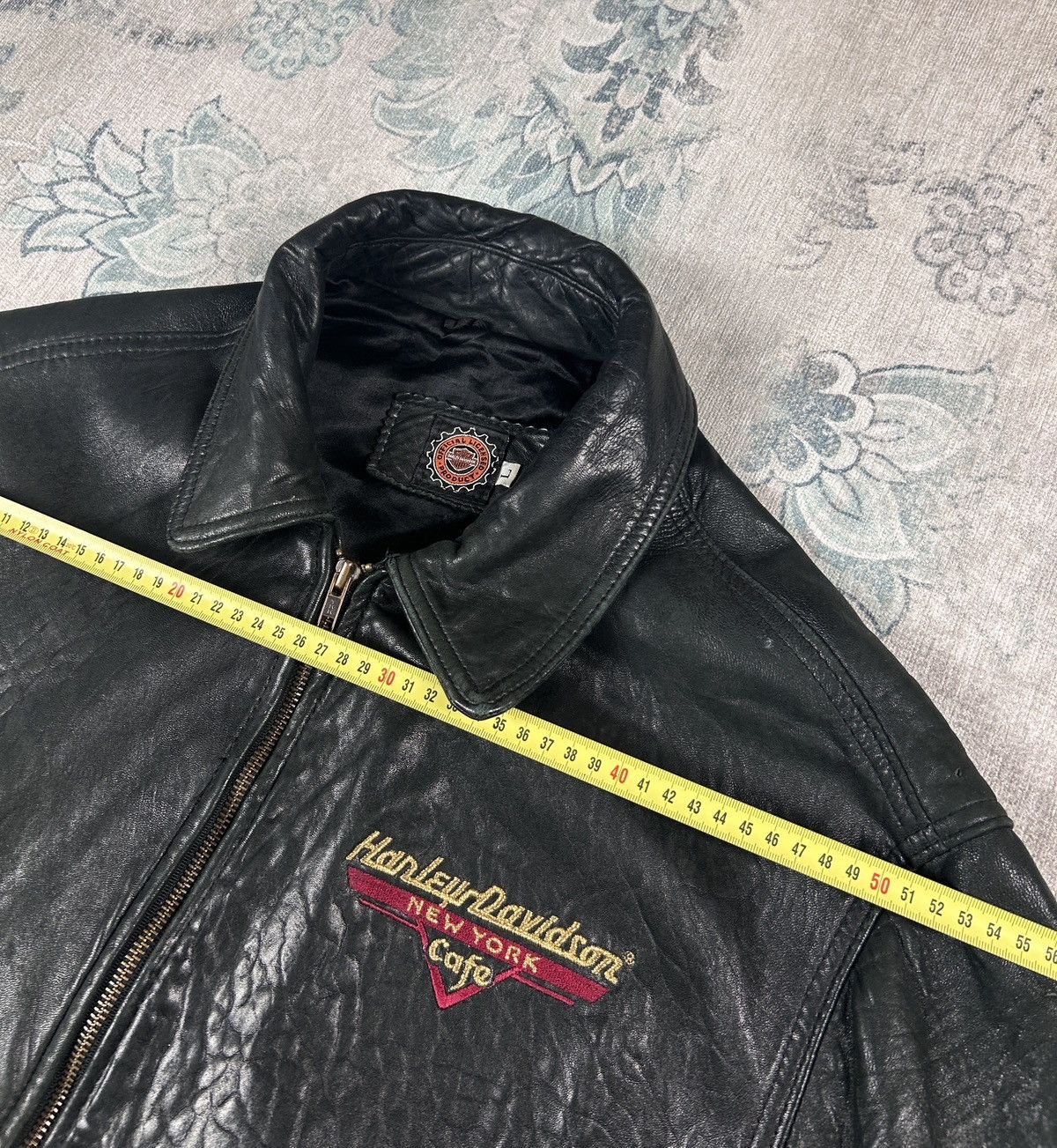 Harley Davidson Vintage harley davidson 90s leather jacket made in USA Size US L / EU 52-54 / 3 - 5 Thumbnail