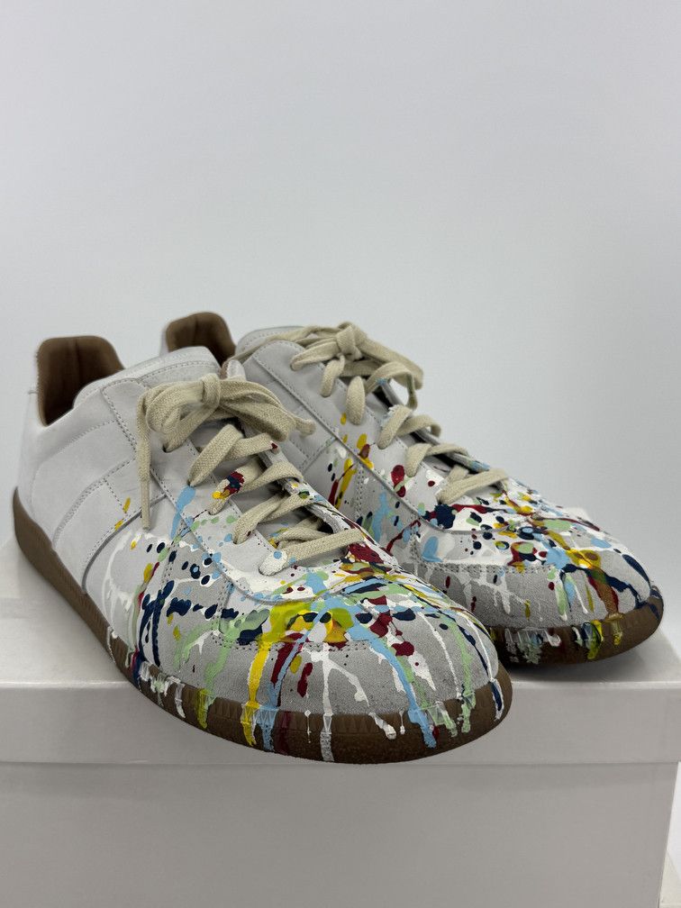 Maison Margiela GAT Low Paint Splatter Size US 13 / EU 46 - 2 Thumbnail