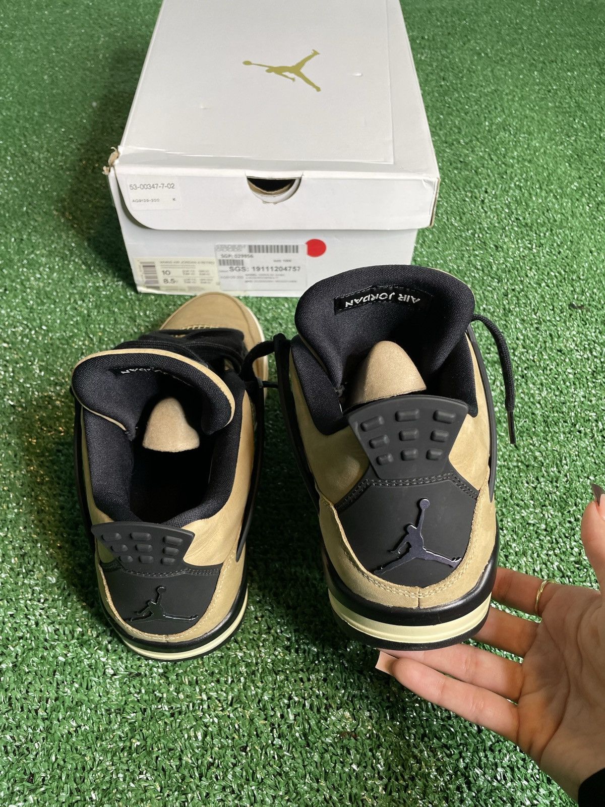 Jordan Brand Air Jordan 4 “Fossil” Size US 10 / IT 40 - 4 Thumbnail