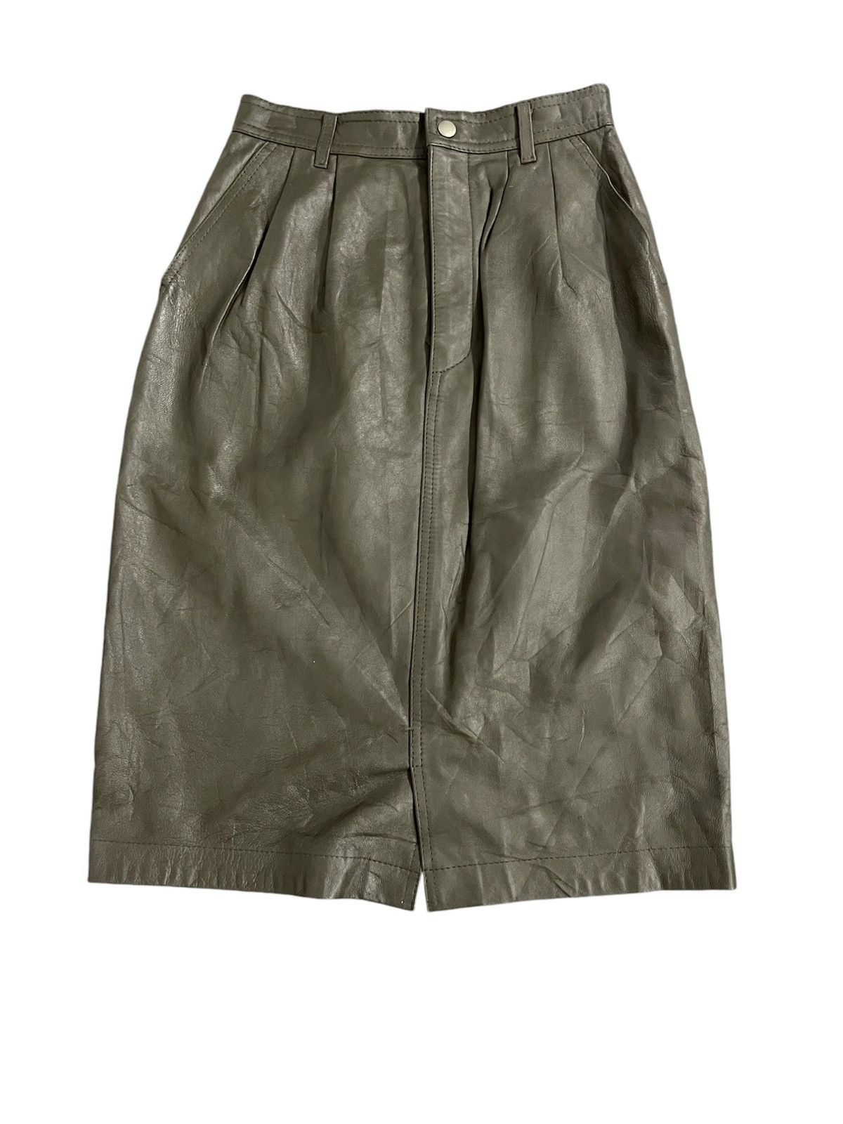Vintage Issey Miyake Skirt Leather By Hai Sporting Gear
