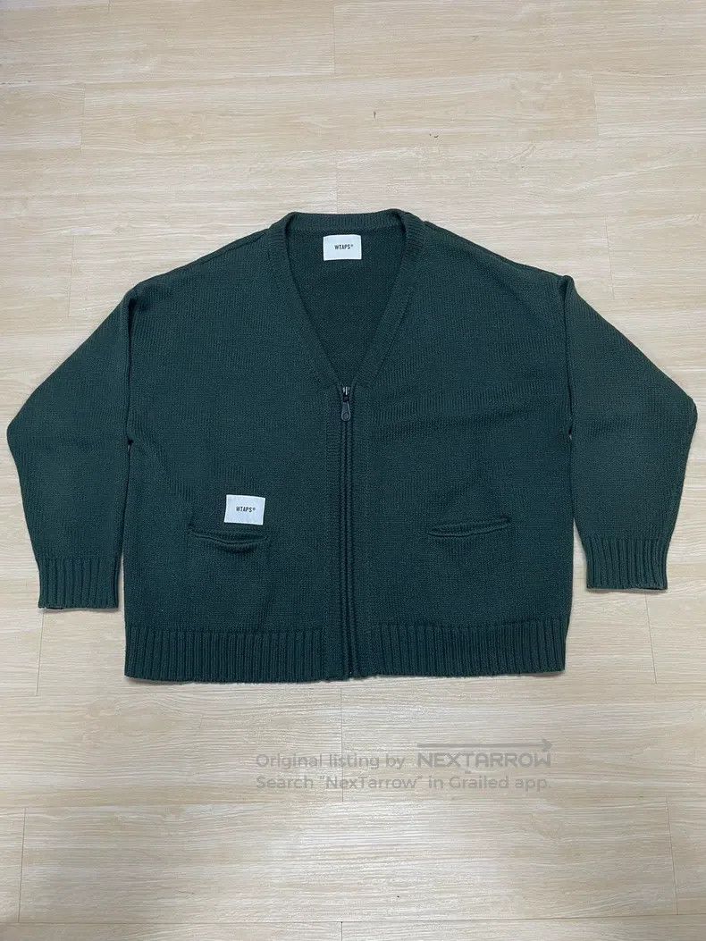 Wtaps Wtaps Green sweater cardigan Size US XL / EU 56 / 4 - 1 Thumbnail
