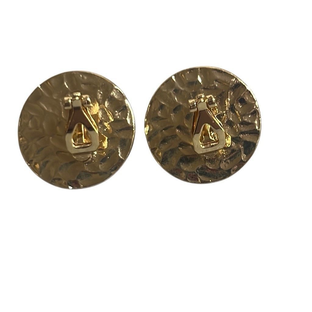 Other Simulated Pearl Gold Tone Clip On Earrings Elegant Luxury De Size ONE SIZE - 3 Thumbnail