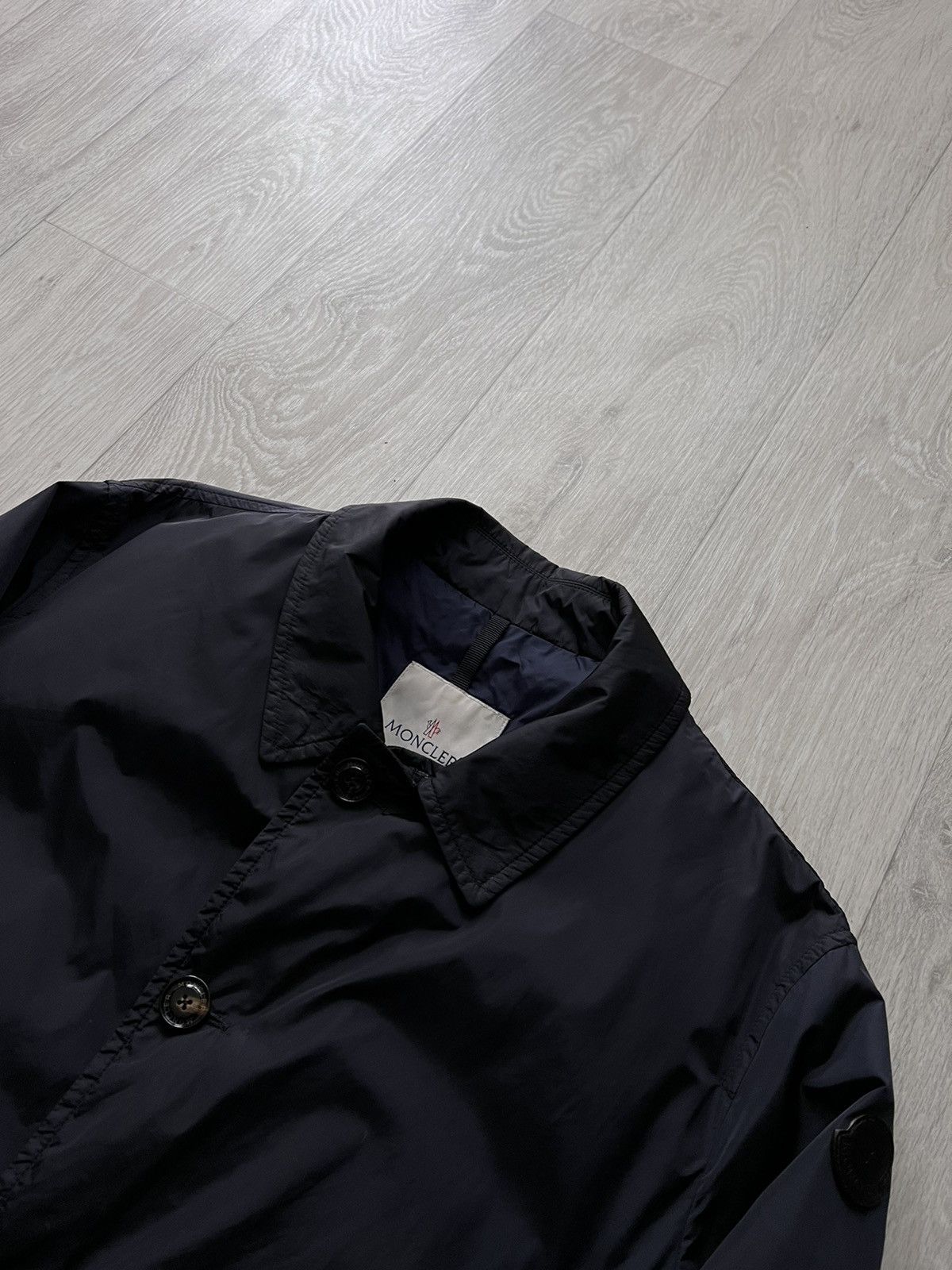 Moncler Moncler Basilic Coat Light Trench Black edition Logo Size US M / EU 48-50 / 2 - 3 Thumbnail