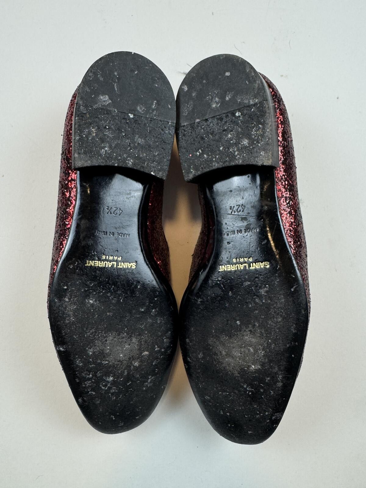 Saint Laurent Paris Saint Laurent Python Glitter Loafer Size US 9.5 / EU 42-43 - 5 Thumbnail