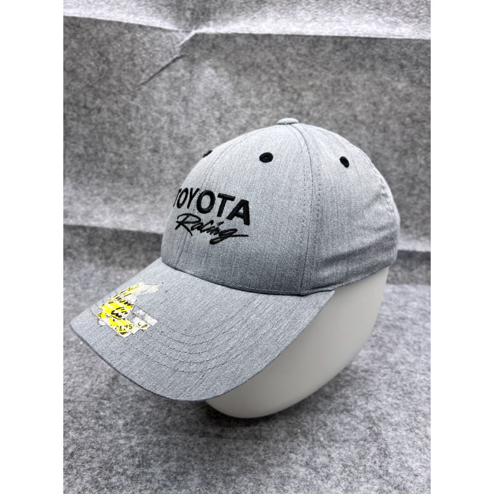 Vintage Toyota Racing Hat Cap Strap Back Adult One Size Gray Cotton Polyester Blend Hat Men Size ONE SIZE - 4 Thumbnail