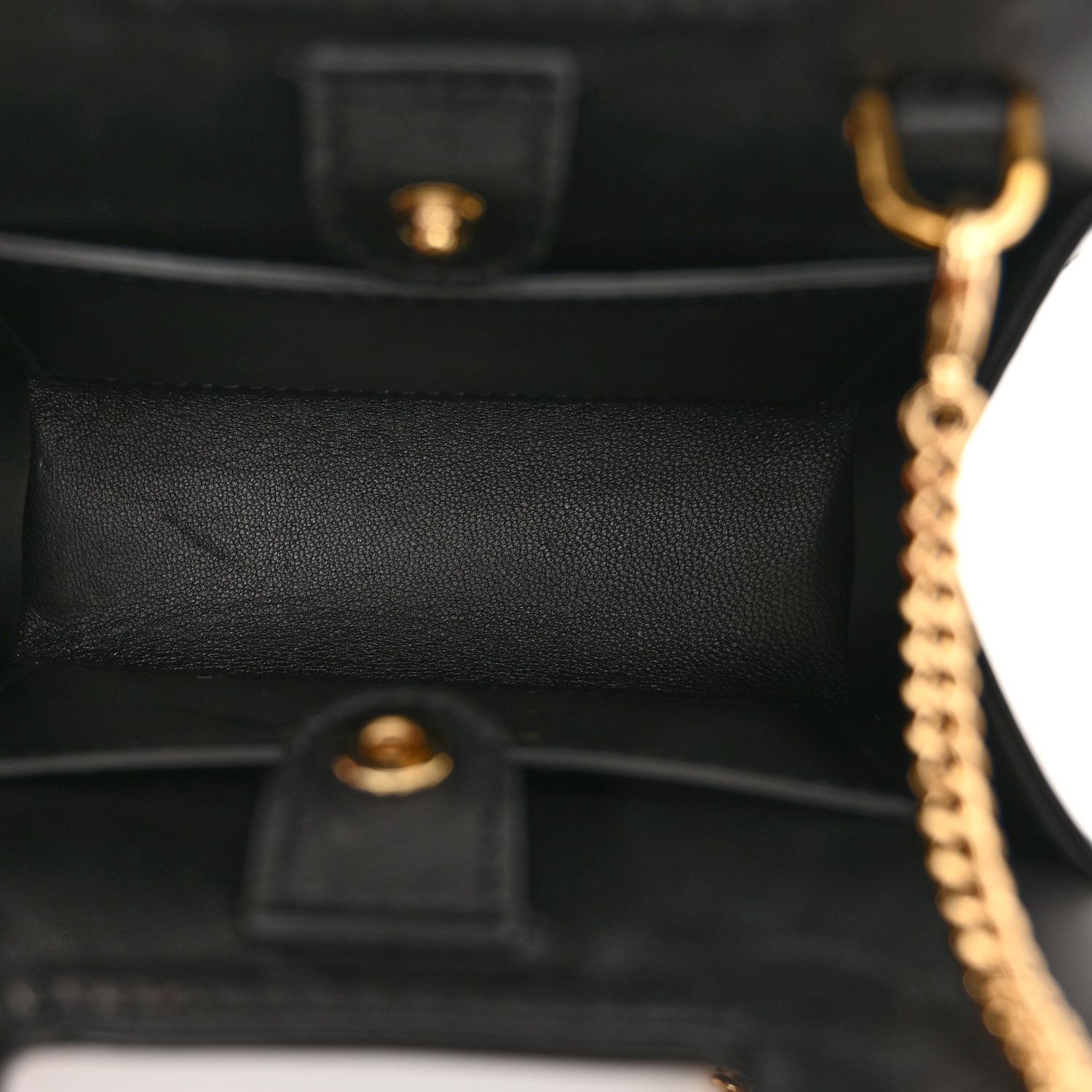 Salvatore Ferragamo o1s1rm1224 Size: OS / Micro Wanda Top Handle Bag in Black Size ONE SIZE - 3 Thumbnail