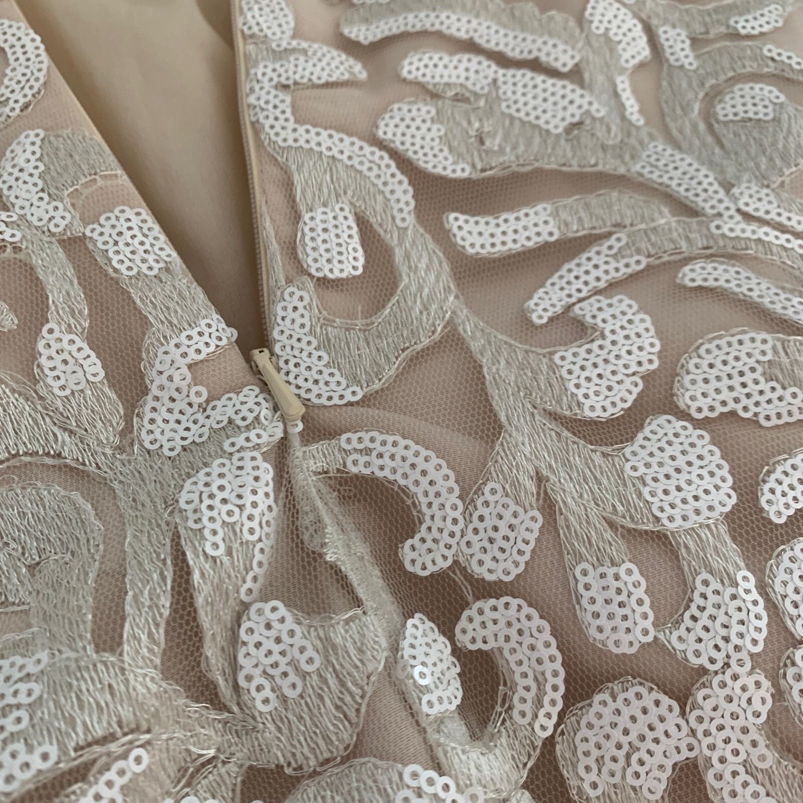 Other A.drea Dress Sz S Sweetheart Strapless Fit & Flare Sequins P Size S / US 4 / IT 40 - 7 Thumbnail