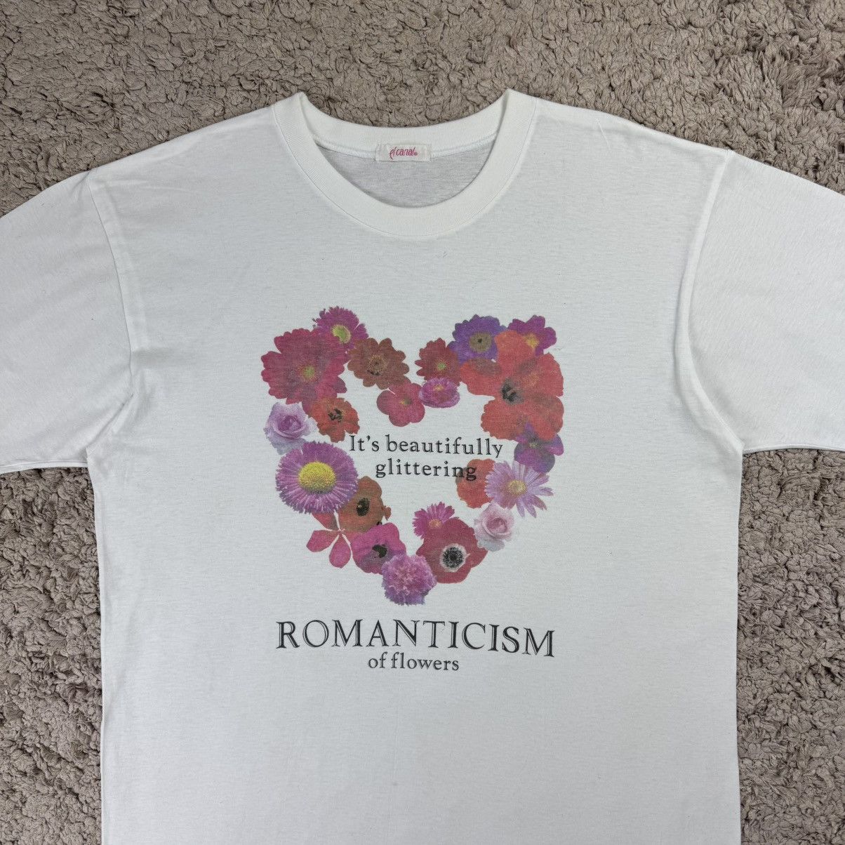 Vintage Vintage Flora Romanticism of Flowers Graphic T-shirt Size US L / EU 52-54 / 3 - 5 Thumbnail