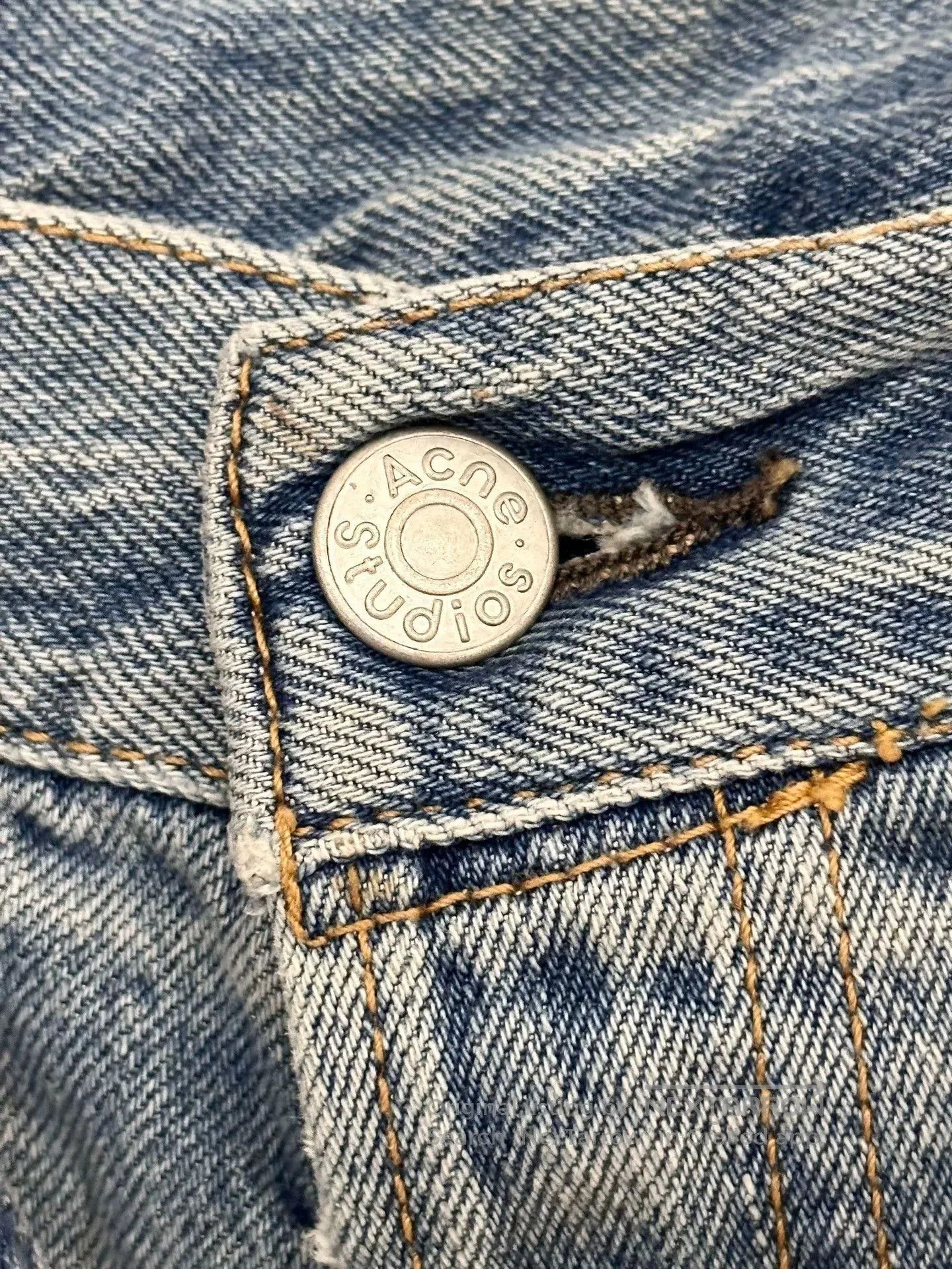 Acne Studios Acne Studios Blue Wide. Size 33" - 5 Thumbnail