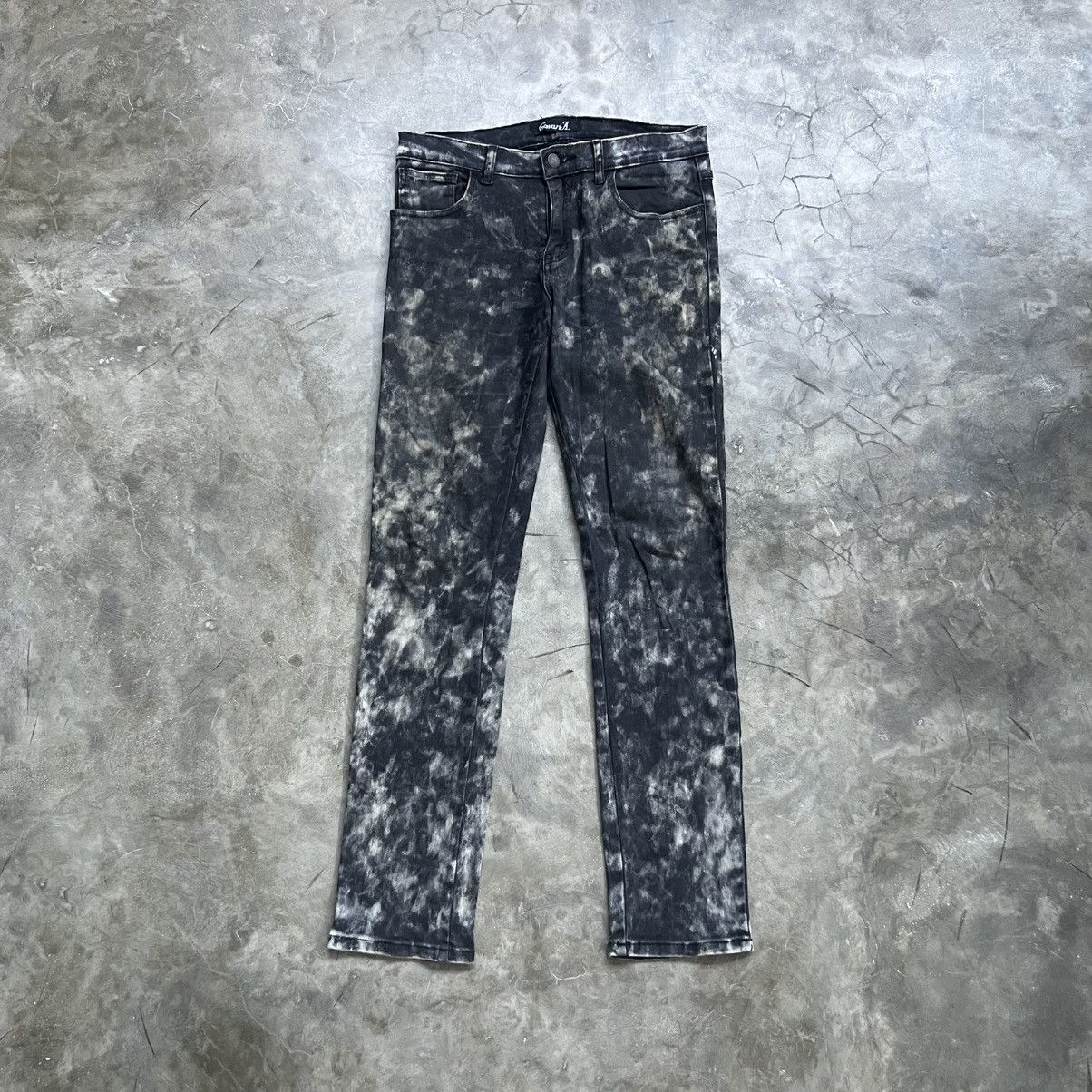If Six Was Nine 2000s Cavaria Vkei Style Distressed Acid Wash Denim Size US 31 - 1 Thumbnail
