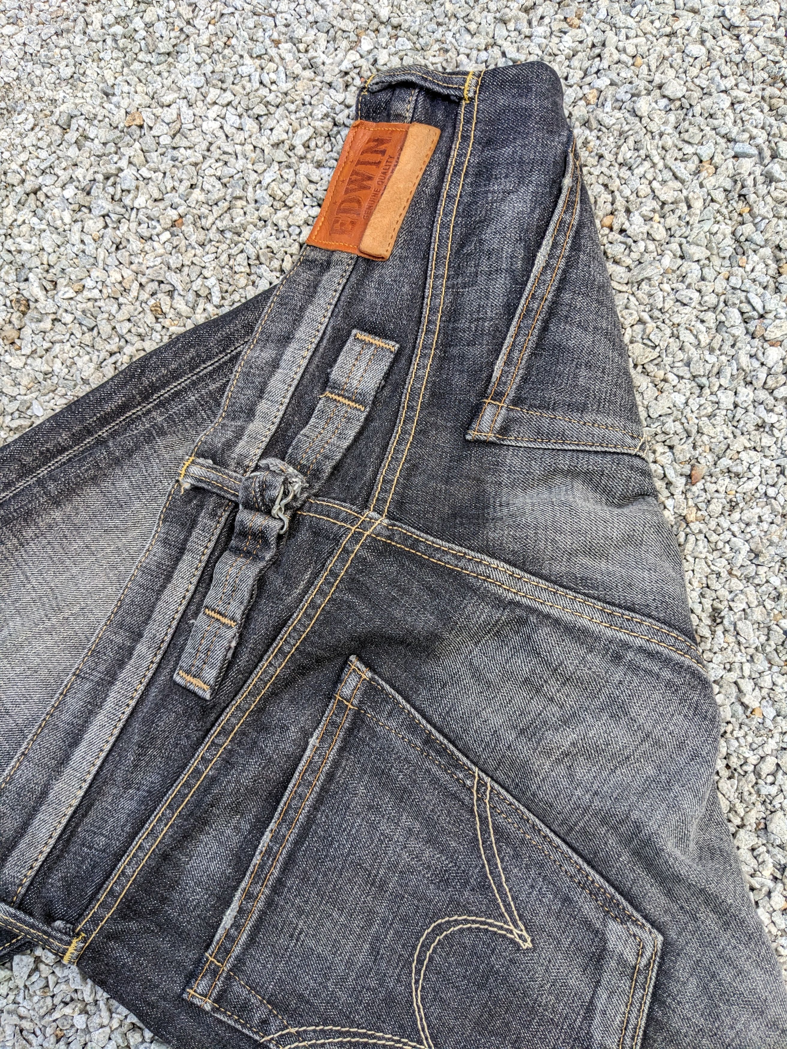 If Six Was Nine × Japanese Brand Vintage Edwin 505zX Stonewashed Faded SelvedgeJapanese Denim Size US 36 / EU 52 - 7 Thumbnail