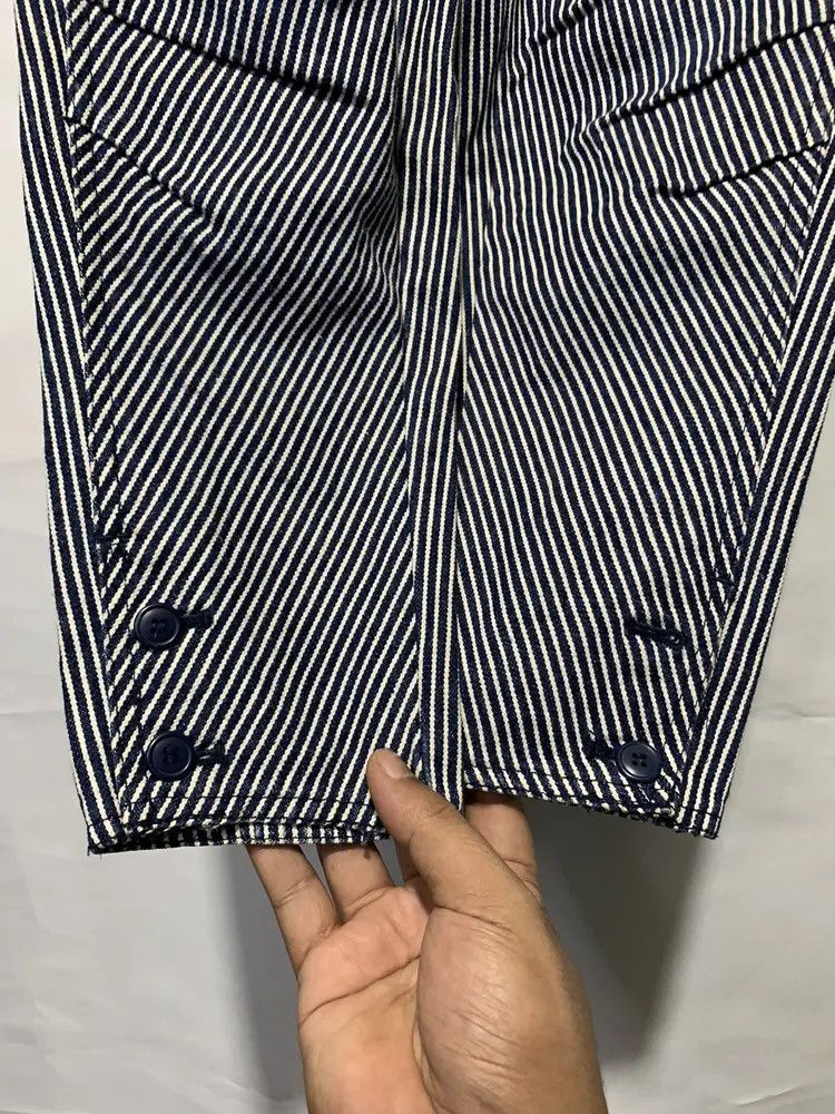 Issey Miyake Vintage Issey Miyake hickory stripe balloon denim pants Size 24" / US 00 / IT 34 - 7 Thumbnail