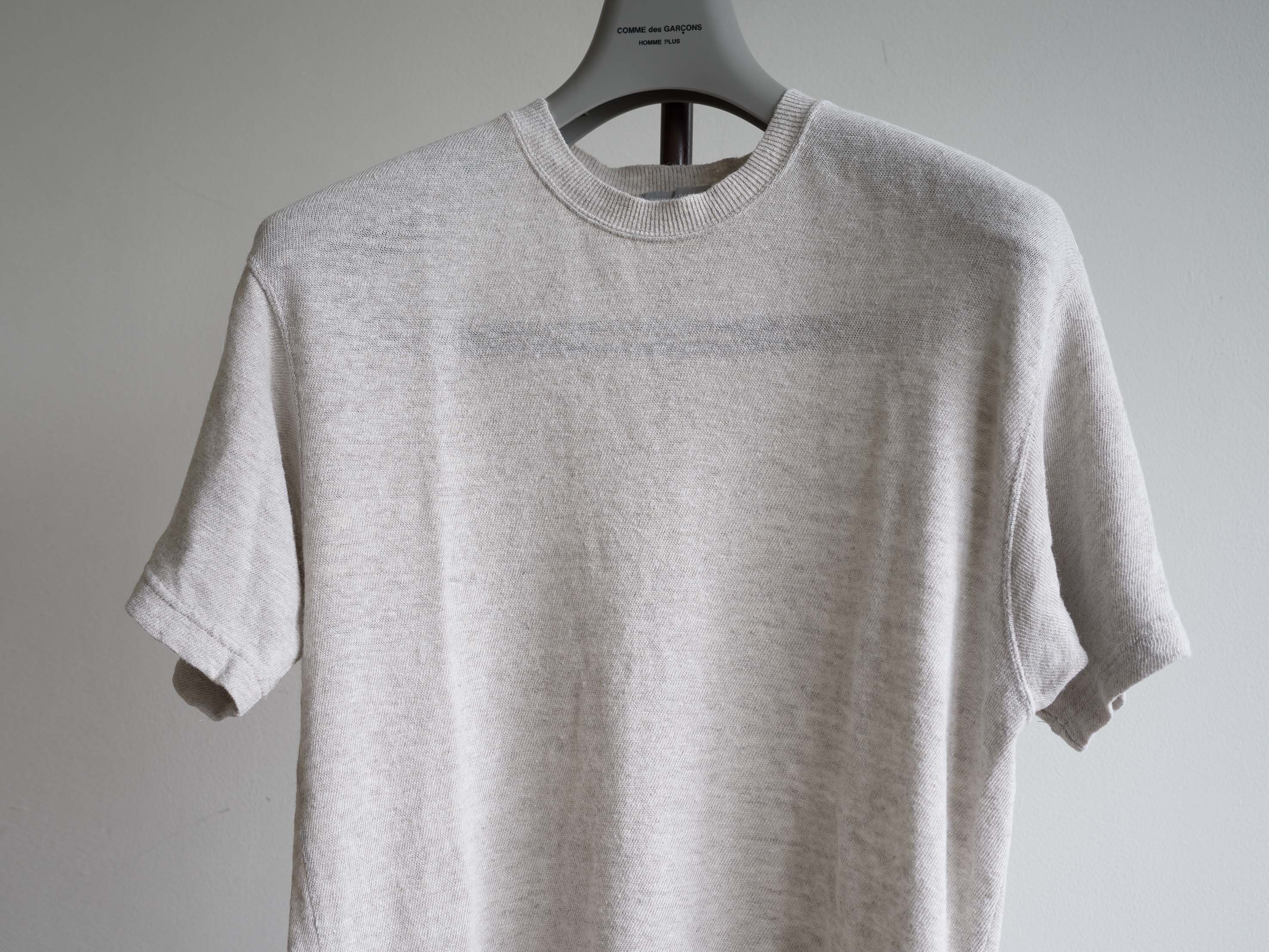 AD1999 COMME des GARÇONS HOMME LINEN KNIT T-SHIRT
