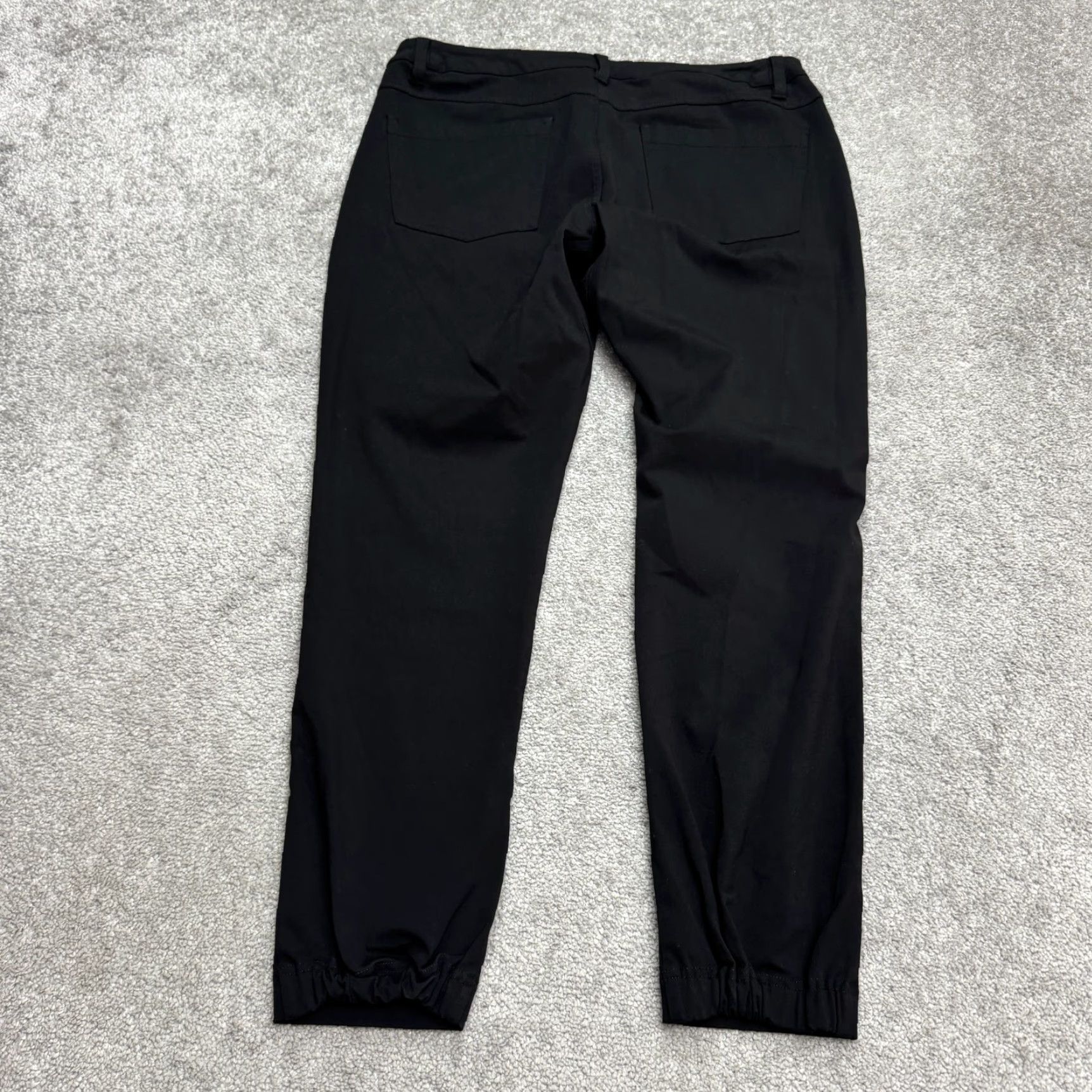 Vintage BYLT Basic Everyday Jogger Pants Mens 36 Black Pockets Stretch Tapered Regular Size US 36 / EU 52 - 2 Thumbnail