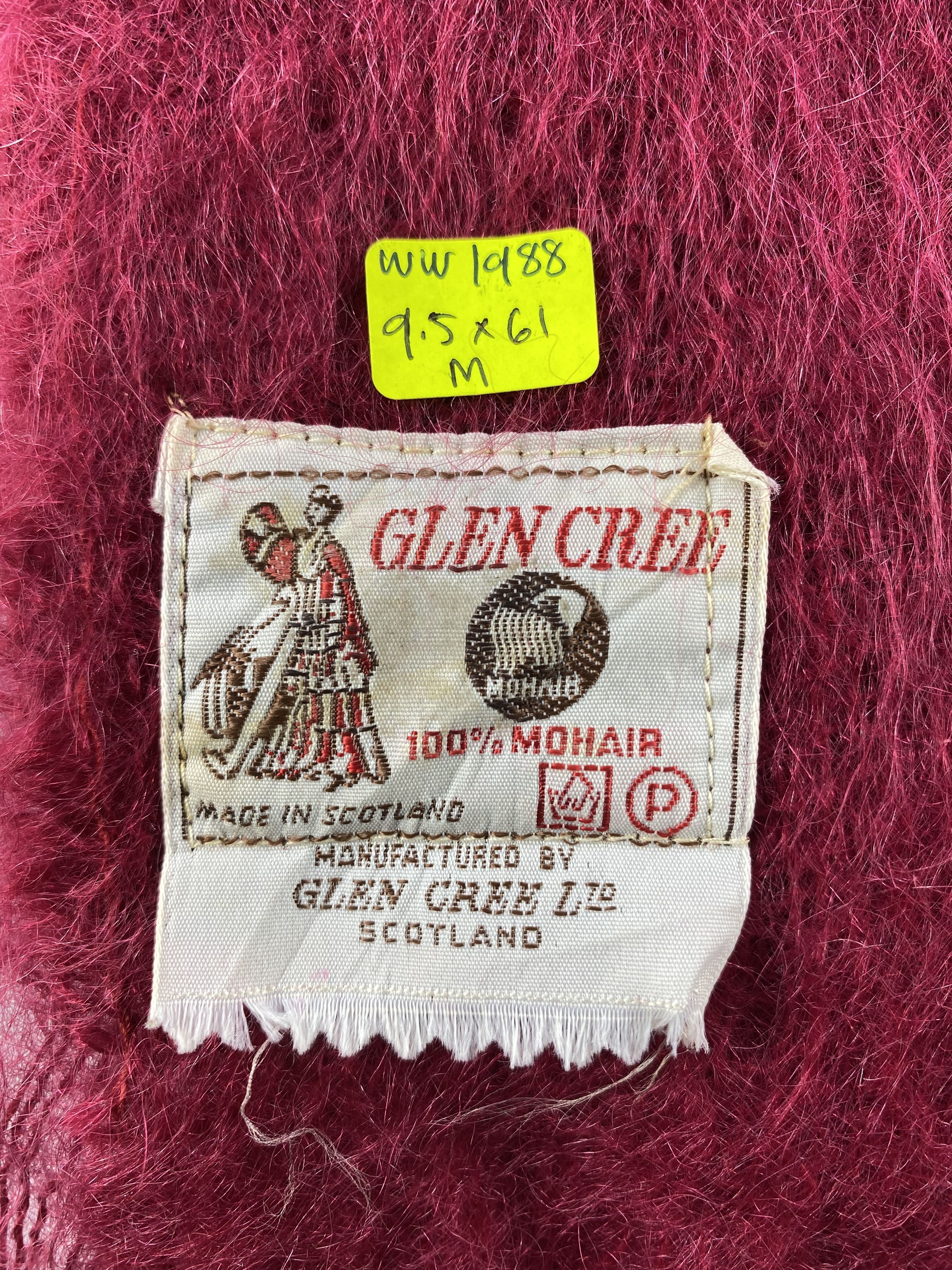 Vintage Glen Cree Mohair Scarf / Muffler / Neckwear - WW1988 Size ONE SIZE - 5 Thumbnail