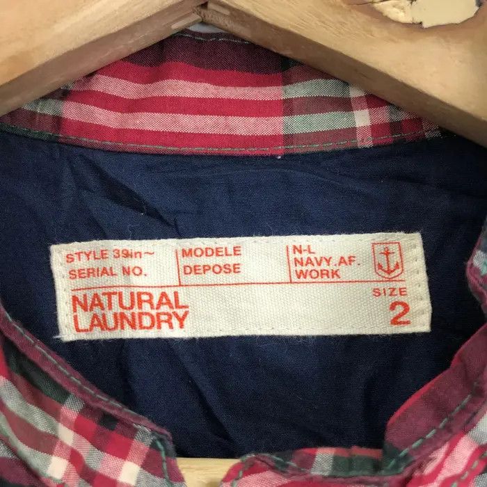Japanese Brand Vtg NATURAL LAUNDRY JAPAN Nova Checks Jacket Plaids Cotton Size US M / EU 48-50 / 2 - 6 Thumbnail