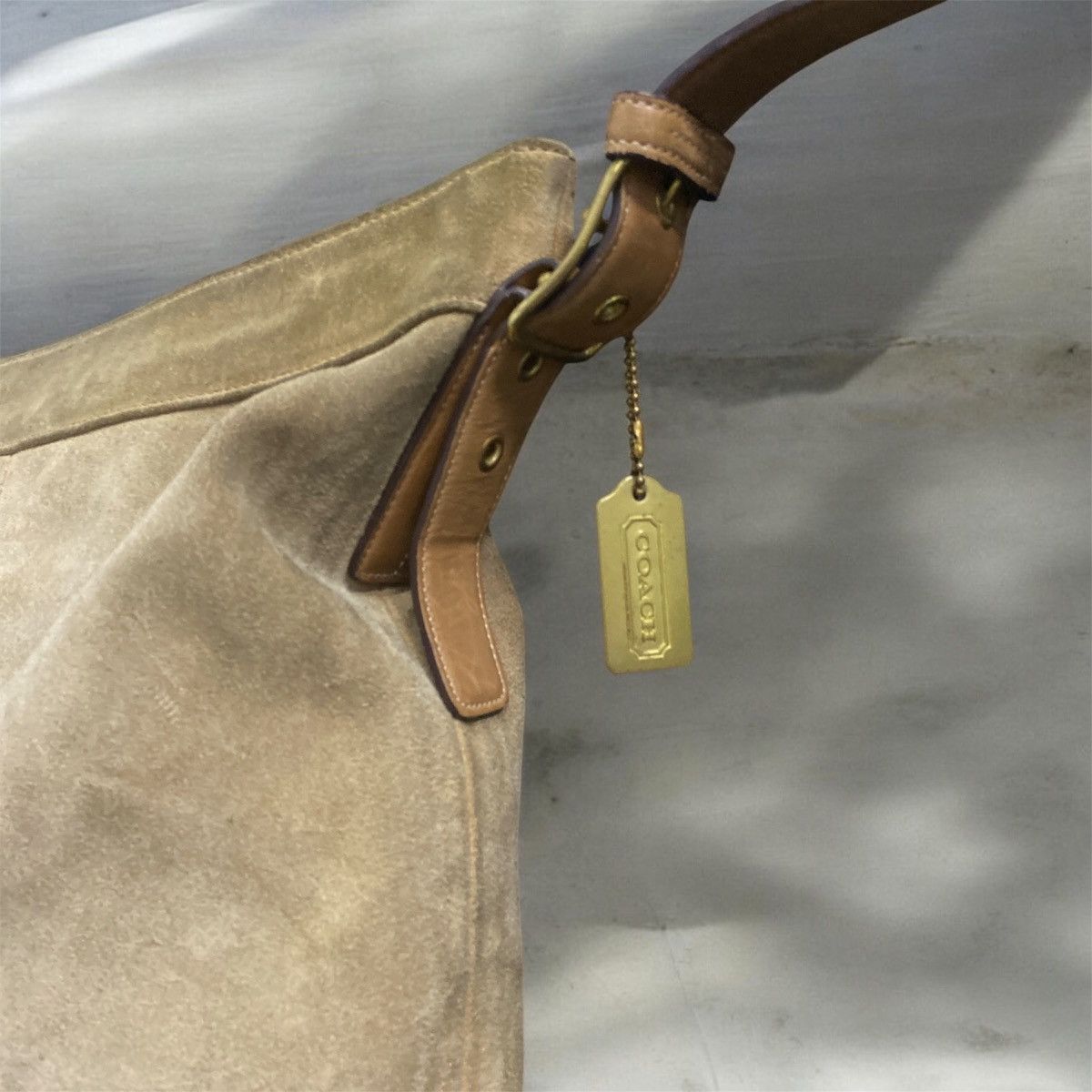 Coach Vintage Coach Suede Leather Sholder Bag Size ONE SIZE - 2 Thumbnail