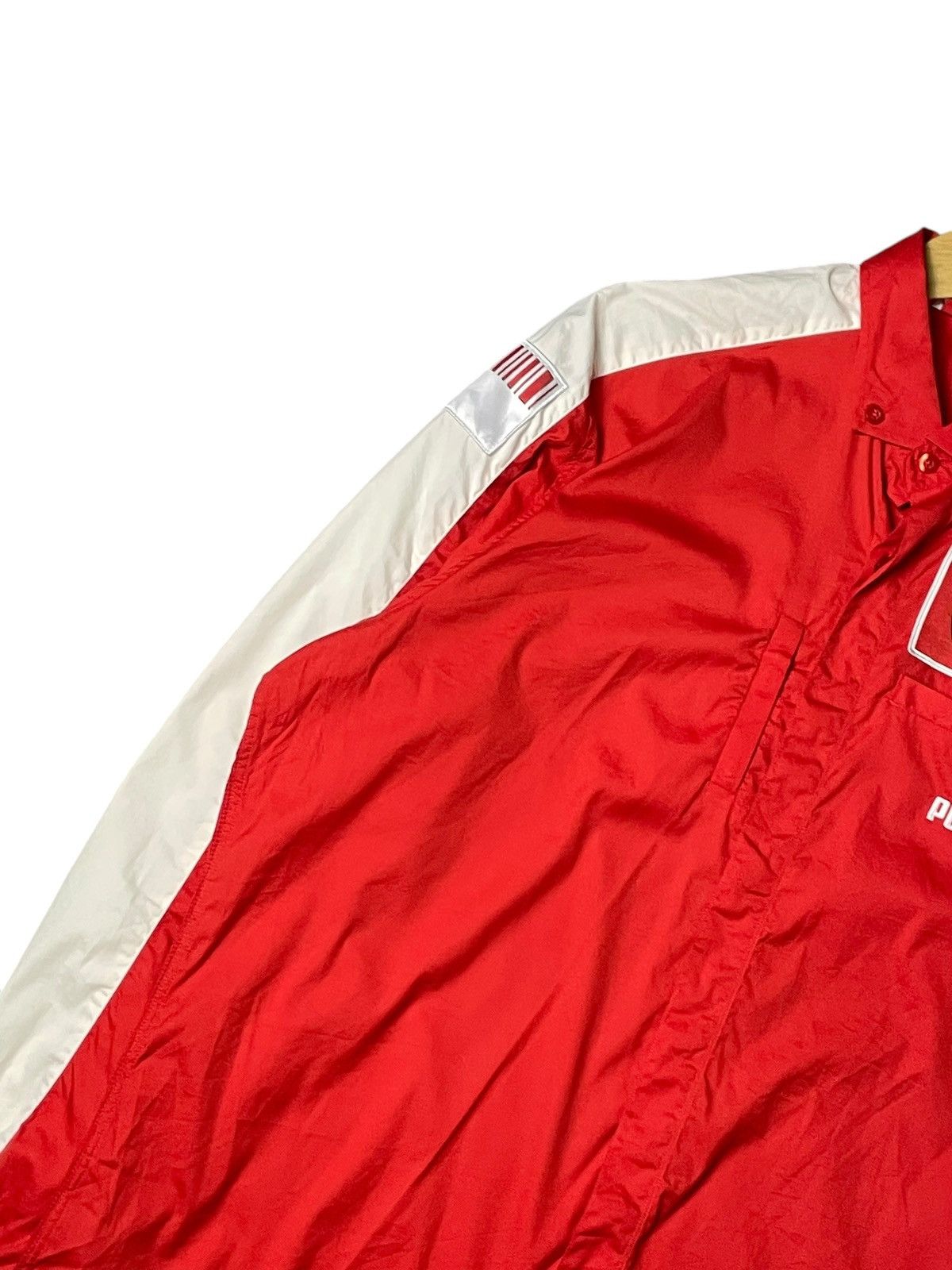 Ferrari × Puma × Vintage FERRARI F1 x PUMA BARCODE LONG SLEEVE SHIRT (85) Size US L / EU 52-54 / 3 - 3 Thumbnail