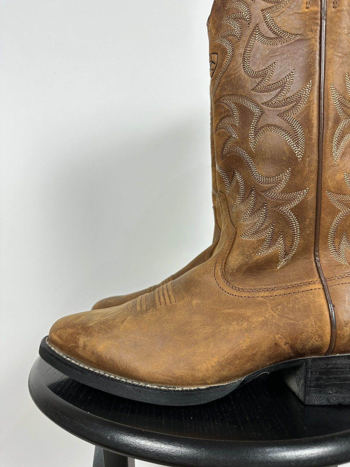 Ariat Ariat Brown Cowboy Western Leather Boots Size US 8.5 / EU 41-42 - 11 Thumbnail