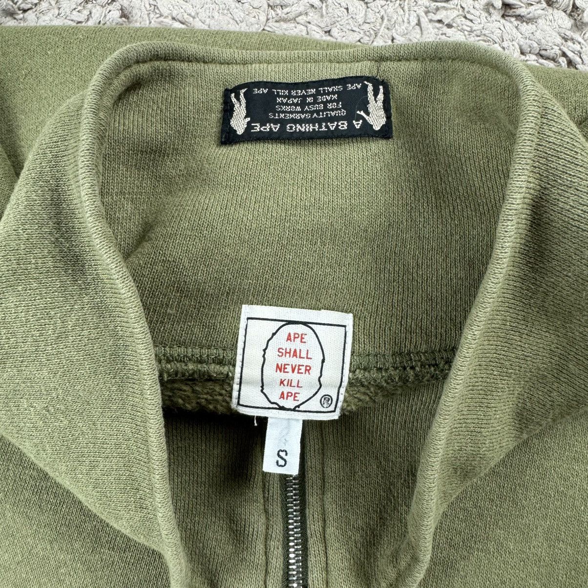 Bape Vintage Bape Exclusive Spellout Half Zipper Sweatshirt Size US S / EU 44-46 / 1 - 18 Thumbnail