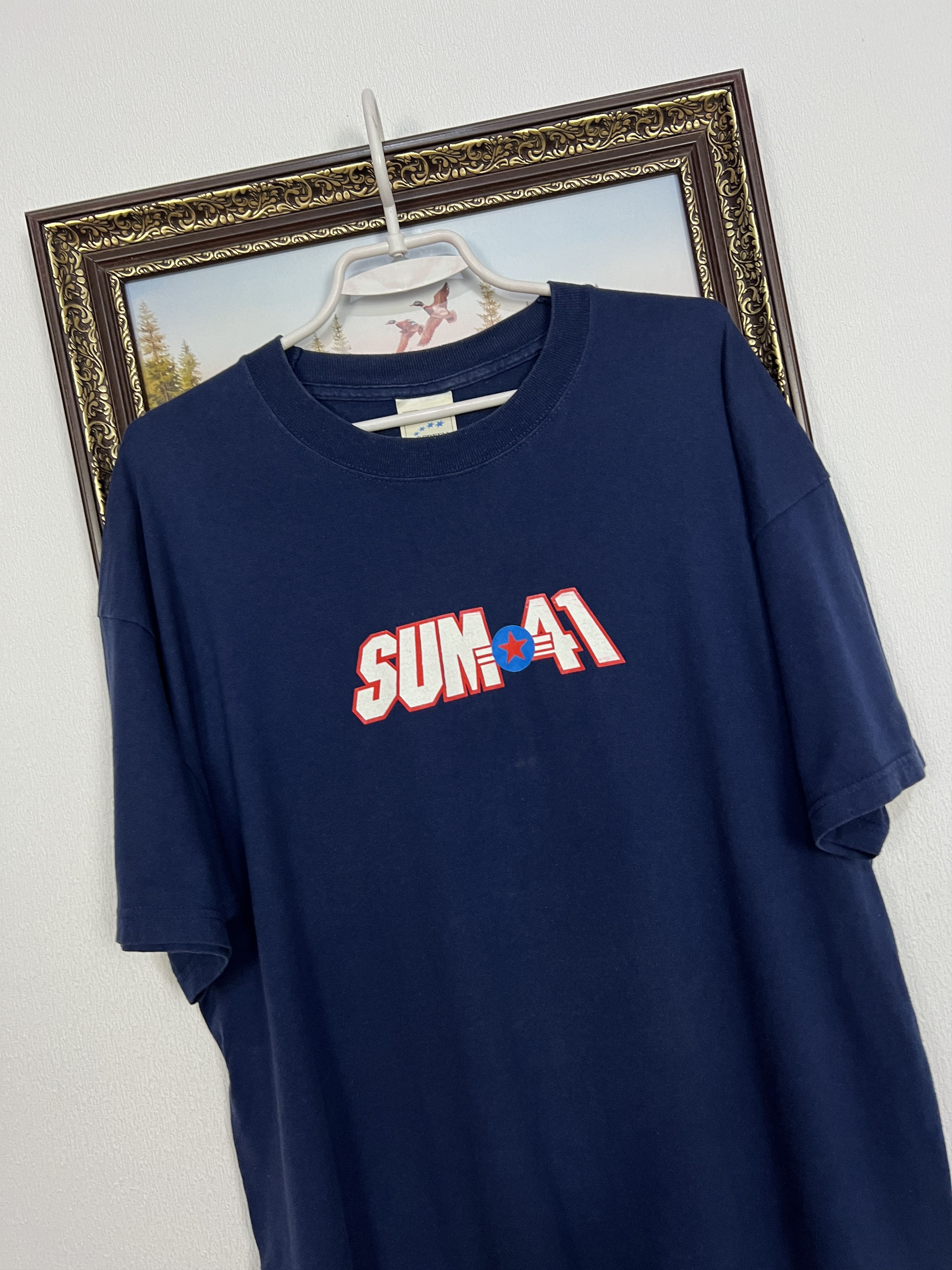 Vintage Sum 41 Tee Shirt Spell Out Logo Blue All Killer No Filler Size US XL / EU 56 / 4 - 4 Thumbnail