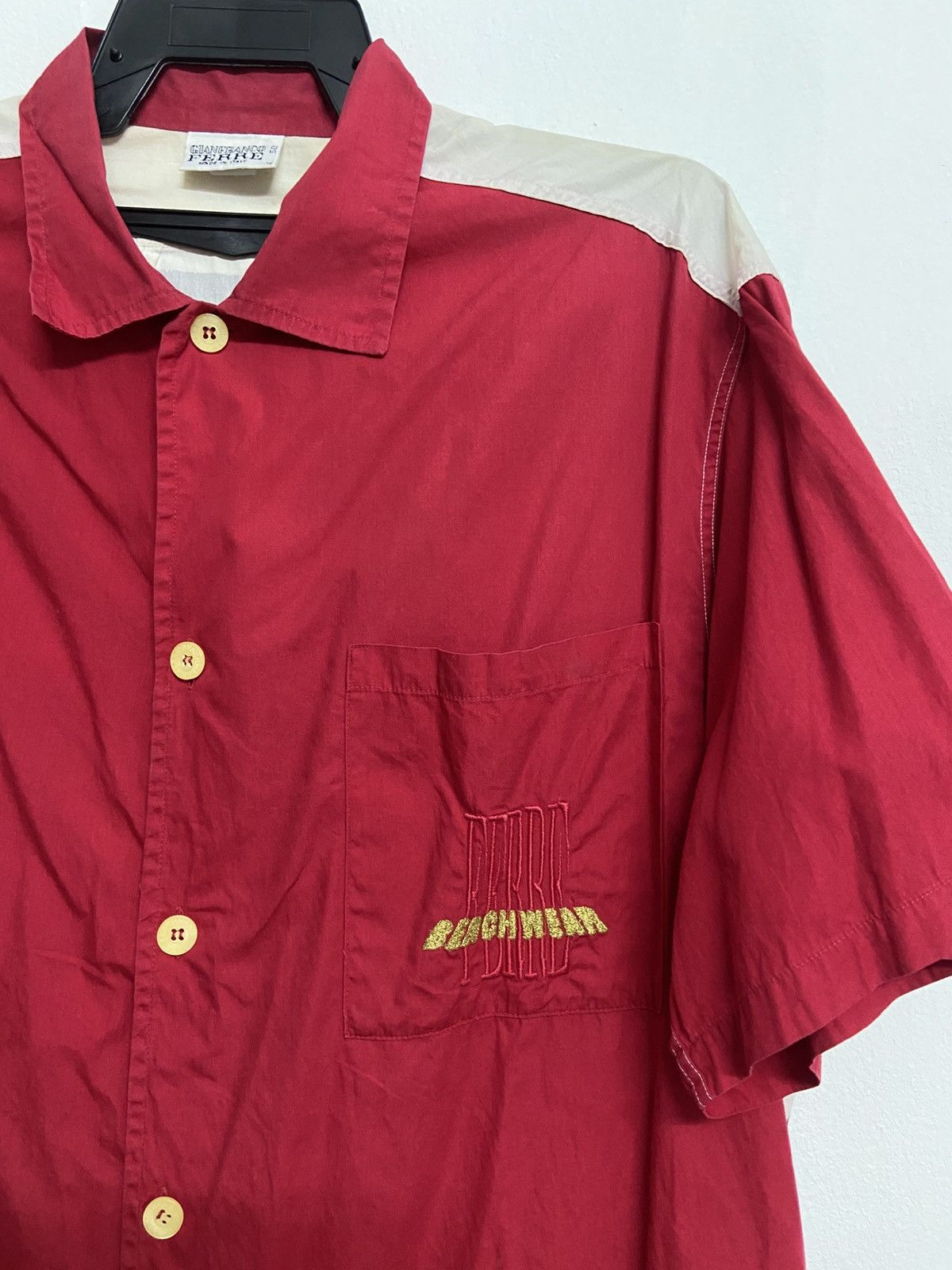 Gianfranco Ferre × Vintage Gianfranco Ferre Shirt button up Size US L / EU 52-54 / 3 - 3 Thumbnail
