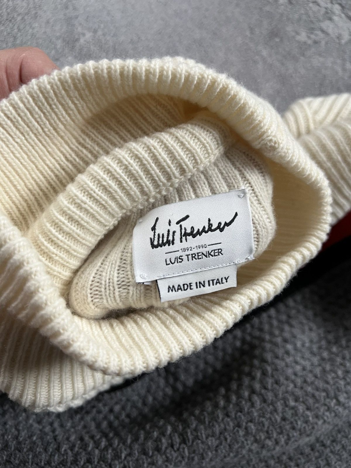 Vintage Men’s Luis Trenker High Neck Knitted Wool Sweater Size S Size US S / EU 44-46 / 1 - 4 Thumbnail