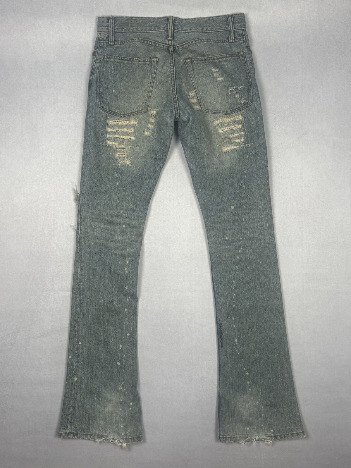 If Six Was Nine Mud Max Piercing Bootcut Jeans Size US 30 / EU 46 - 2 Thumbnail