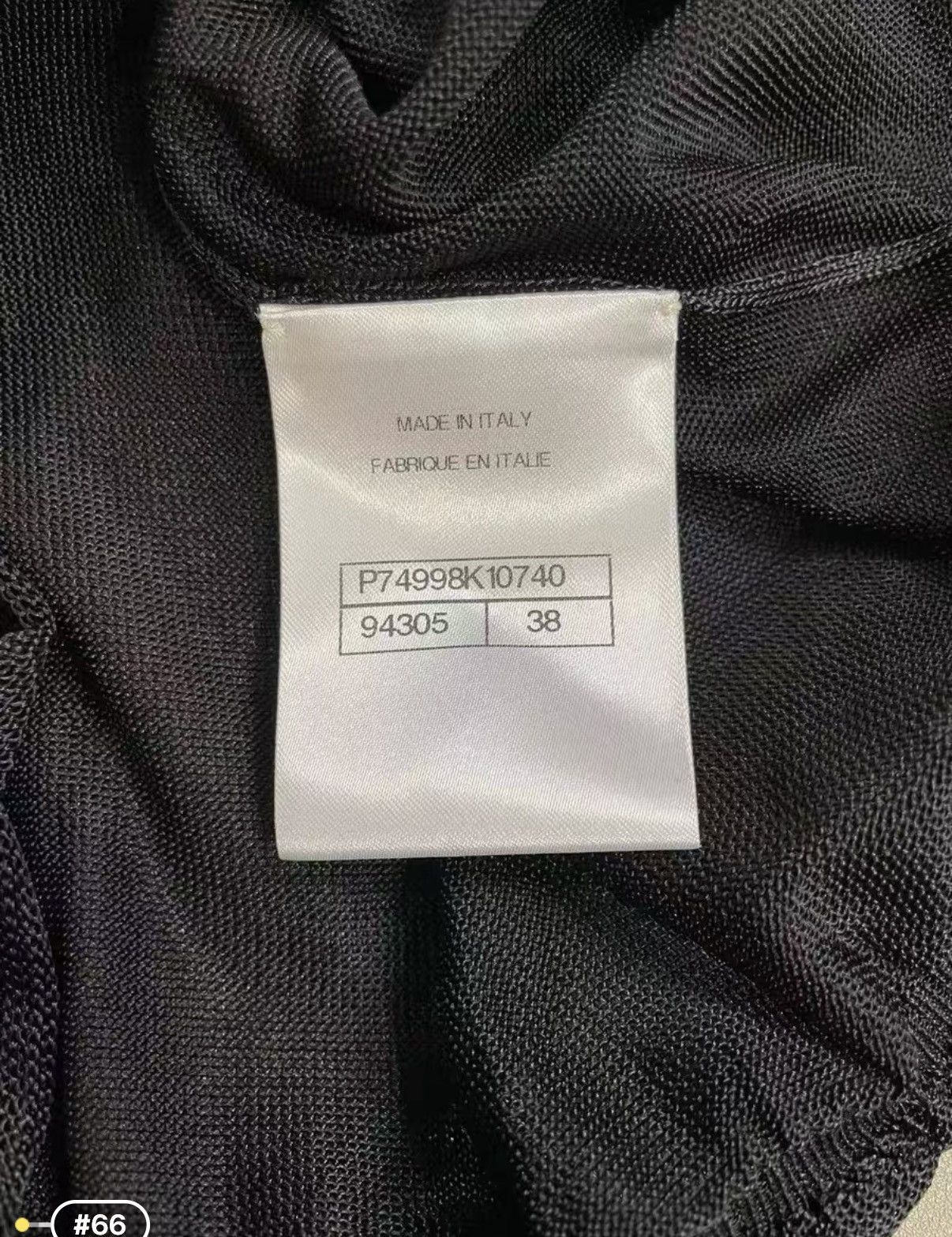 Chanel Chanel Classic Black Ruffle Trim Lightweight Knit Top J33 Size S / US 4 / IT 40 - 7 Thumbnail