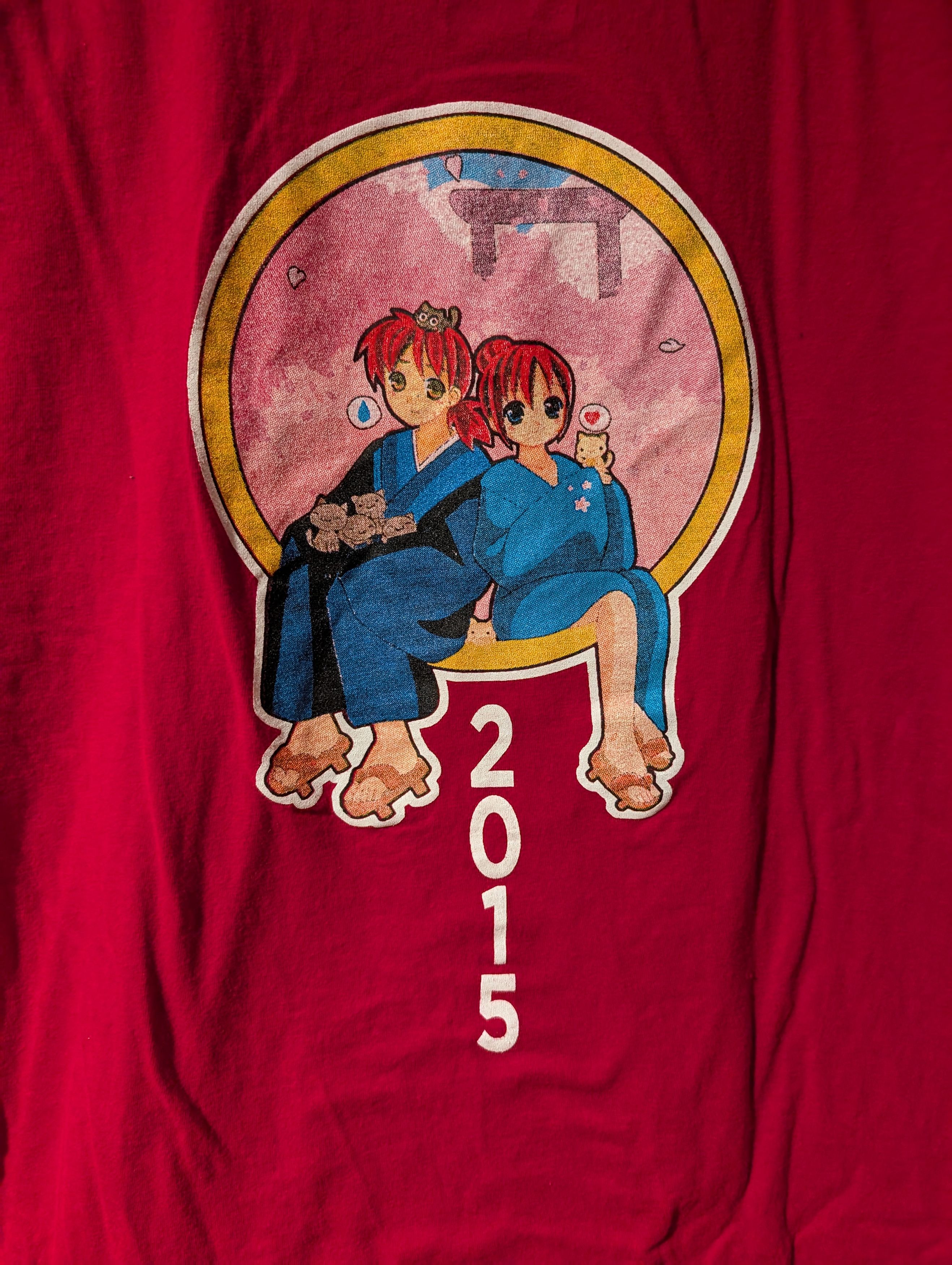 Cartoon Network Anime T-Shirt Japanese Animation Matsuri Festival 2015 Size US XXL / EU 58 / 5 - 2 Thumbnail