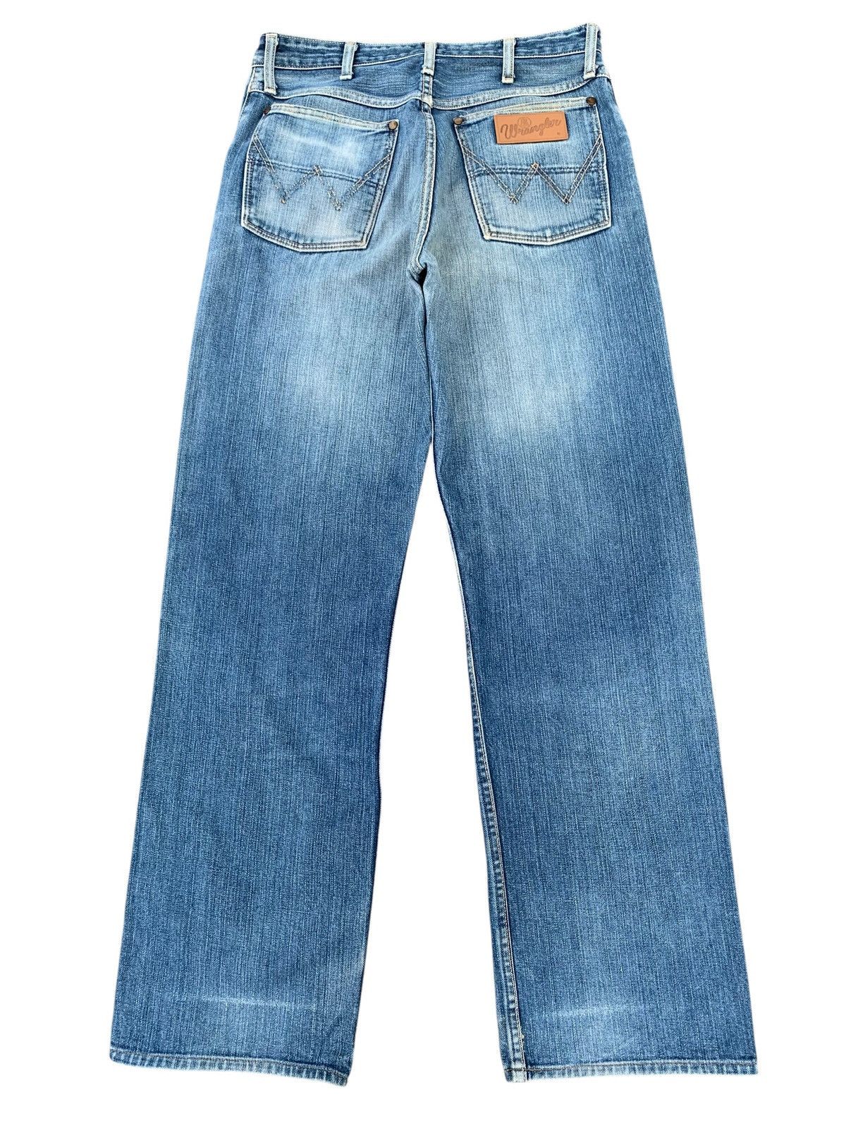 Wrangler VINTAGE WRANGLER BLUE BELL SELVEDGE FADED DISTRESSED DENIM Size US 31 - 2 Thumbnail