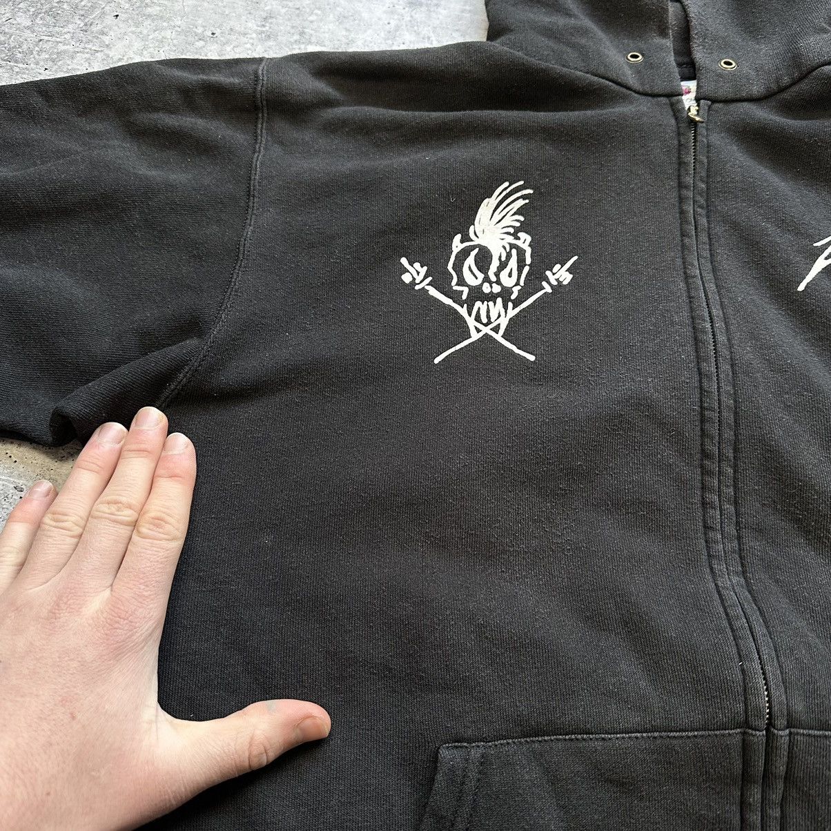 Band Tees Metallica Black Cotton Full Zip Big Logo Hoodie Size US L / EU 52-54 / 3 - 13 Thumbnail