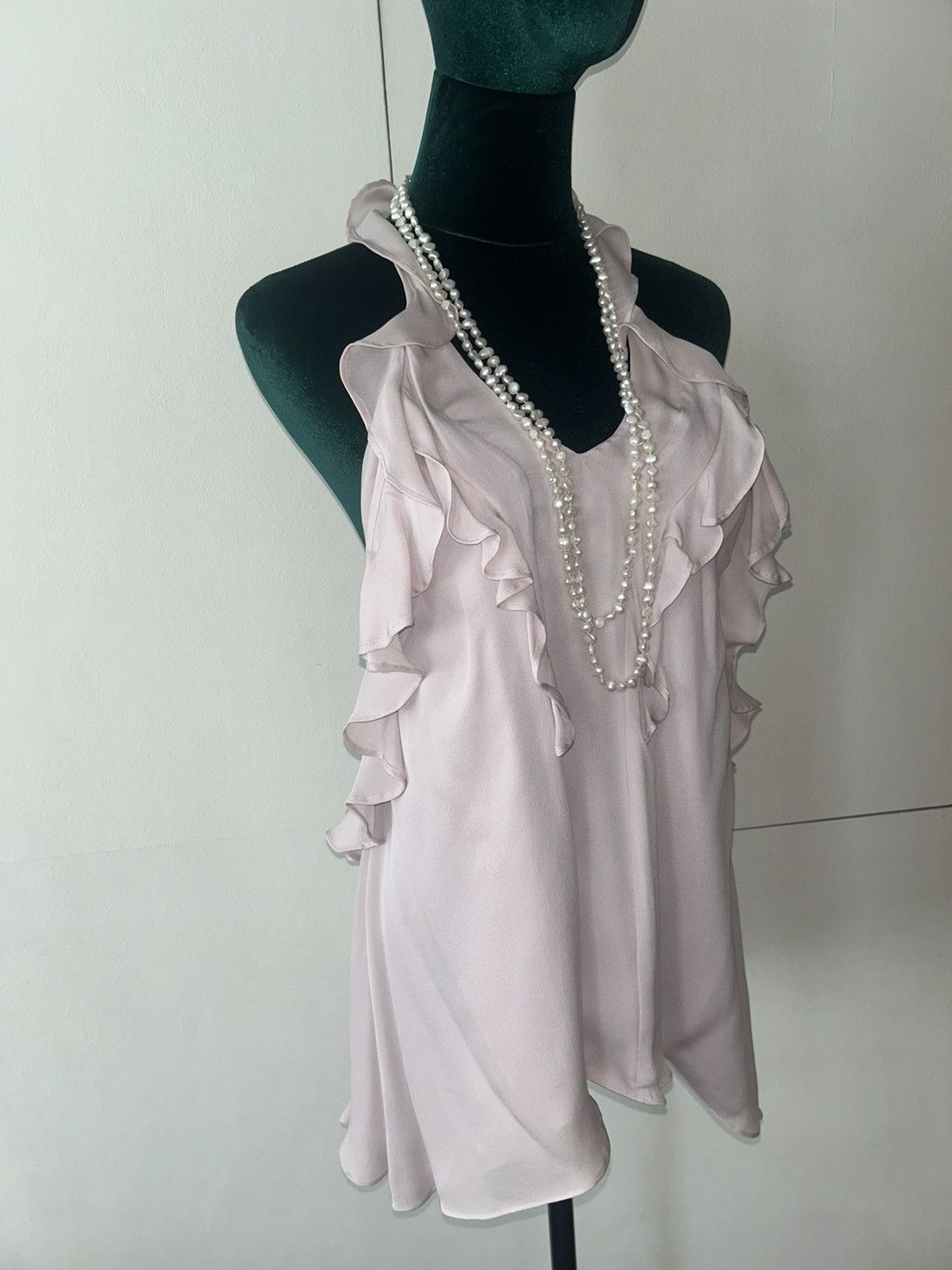 Designer × L'AGENCE Flowy backless halter pink l’agence Size L / US 10 / IT 46 - 5 Thumbnail