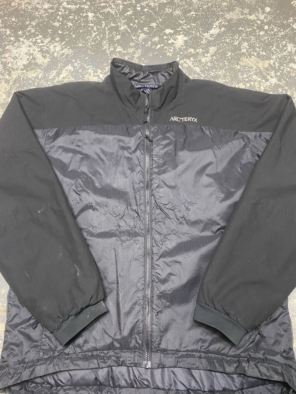 Arc'teryx × Vintage Vintage Arc'teryx PrimaLoft Dryloft Jacket Black Full Zip Size US XL / EU 56 / 4 - 3 Thumbnail