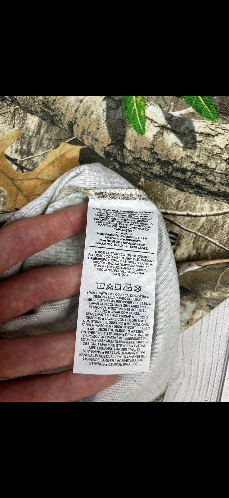 Nike Vintage nike realtree forest tee size M rare big swoosh Size US M / EU 48-50 / 2 - 6 Thumbnail