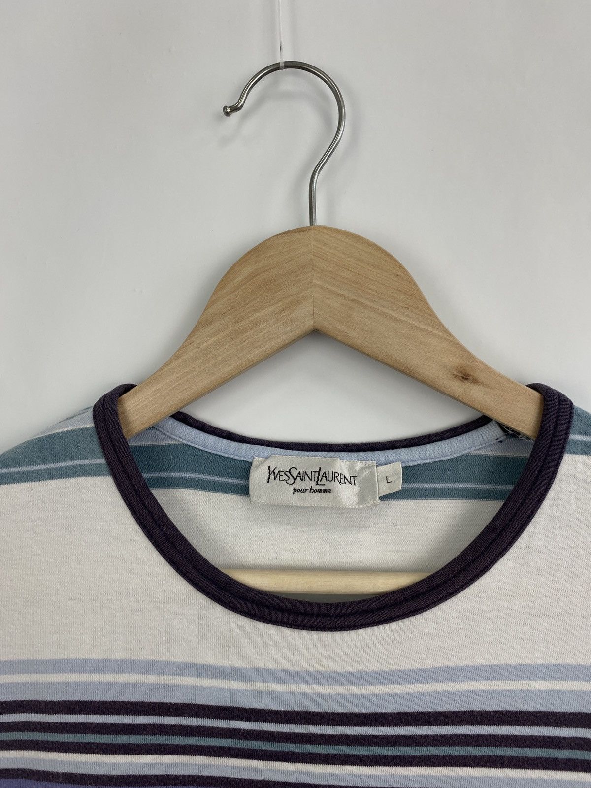 Vintage × Yves Saint Laurent Vintage 90s Yves Saint Laurent YSL t-shirt rare retro Y2K Size US L / EU 52-54 / 3 - 7 Thumbnail