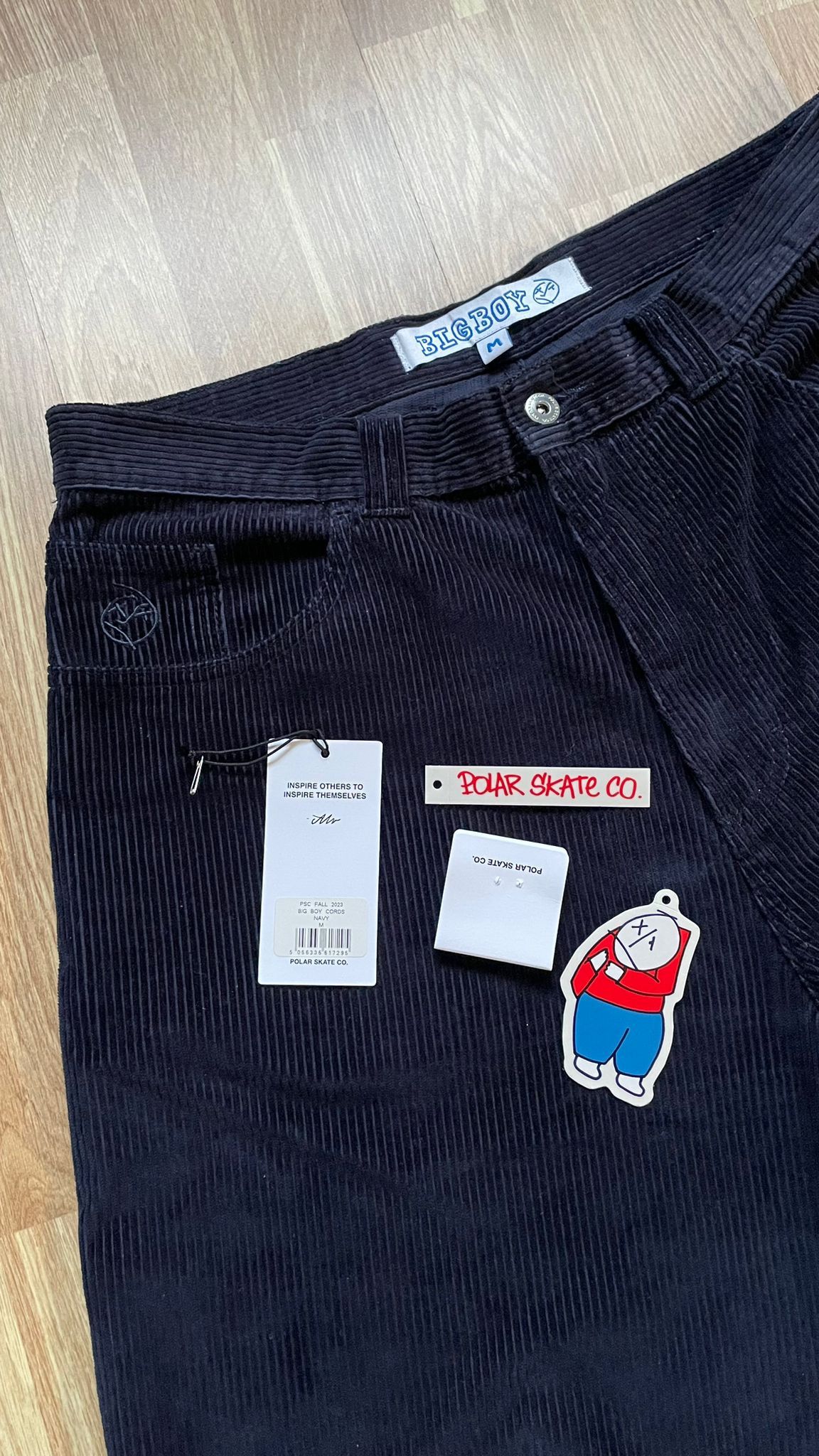 Polar Skate Co. Polar Skate Co Big Boy Jeans Navy Corduroy | Fall 2023 Size US 33 - 1 Thumbnail