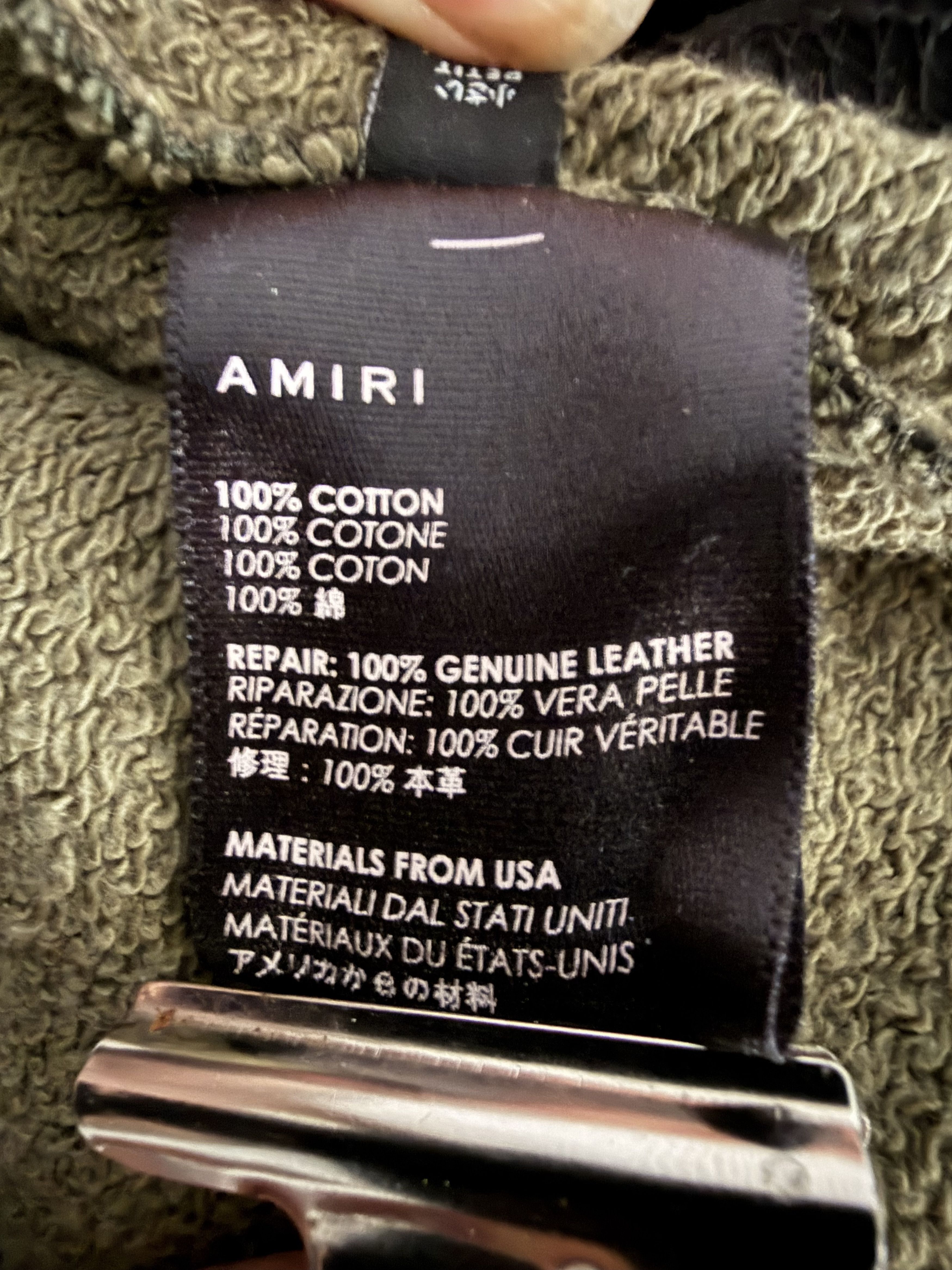 Amiri Amiri MX1 Leather Patch Sweatpants Camo Size US 30 / EU 46 - 22 Thumbnail