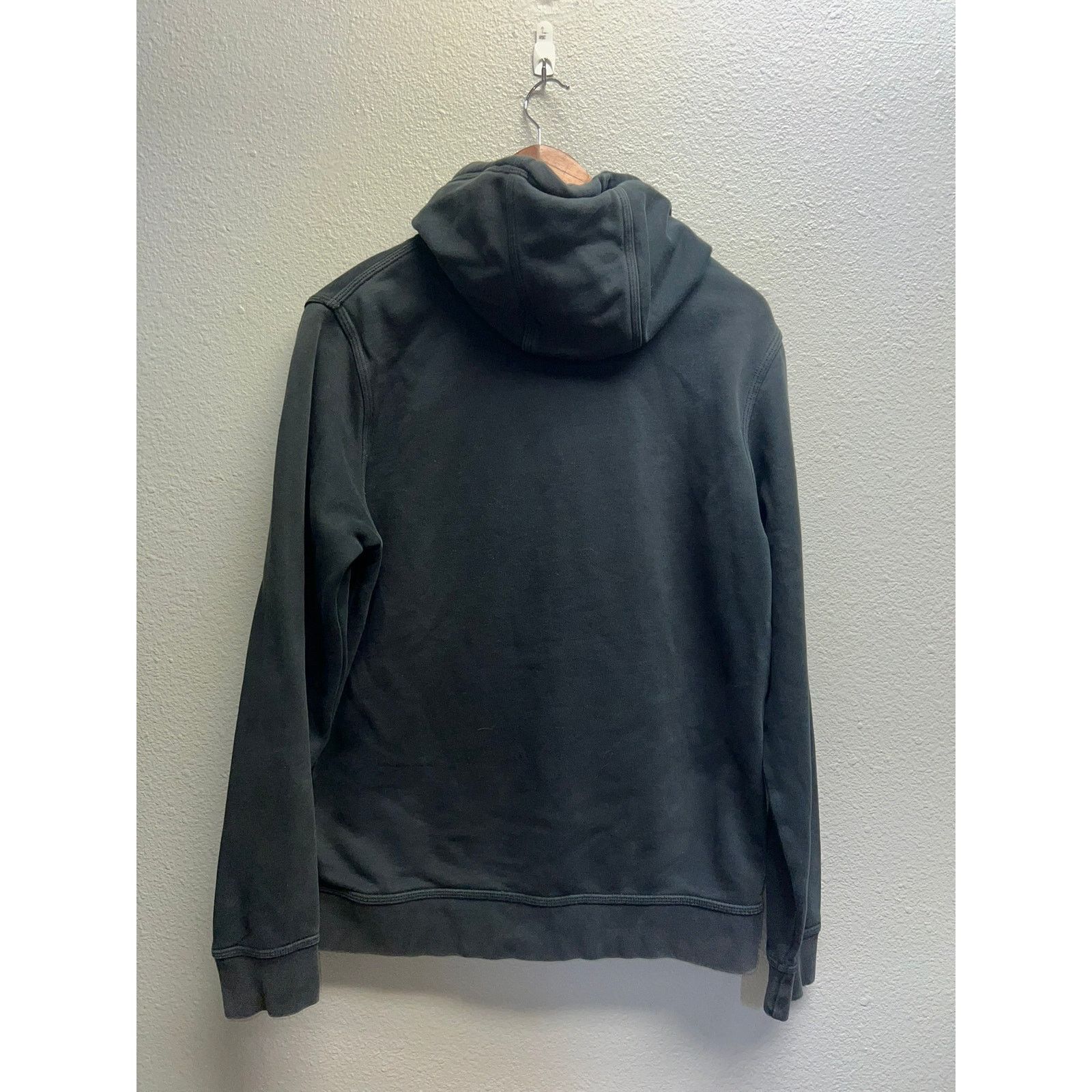 Vintage Nike Club Hoodie Black Pullover White Logo Swoosh Pull Over Size US L / EU 52-54 / 3 - 8 Thumbnail