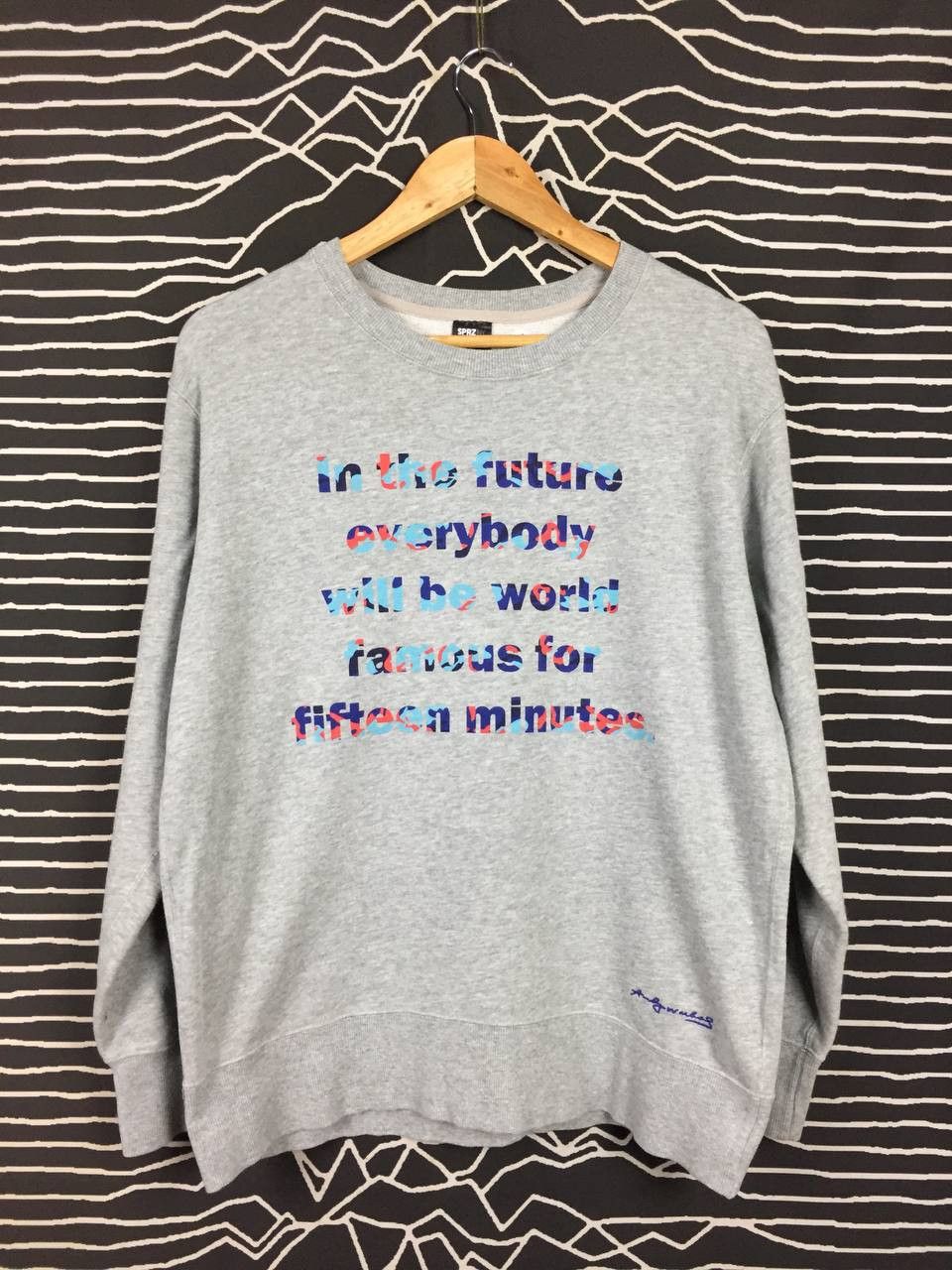 Andy Warhol × Uniqlo × Vintage Uniqlo SPRZ NY The Philosophy of Andy Warhol Sweatshirt Size US L / EU 52-54 / 3 - 2 Thumbnail