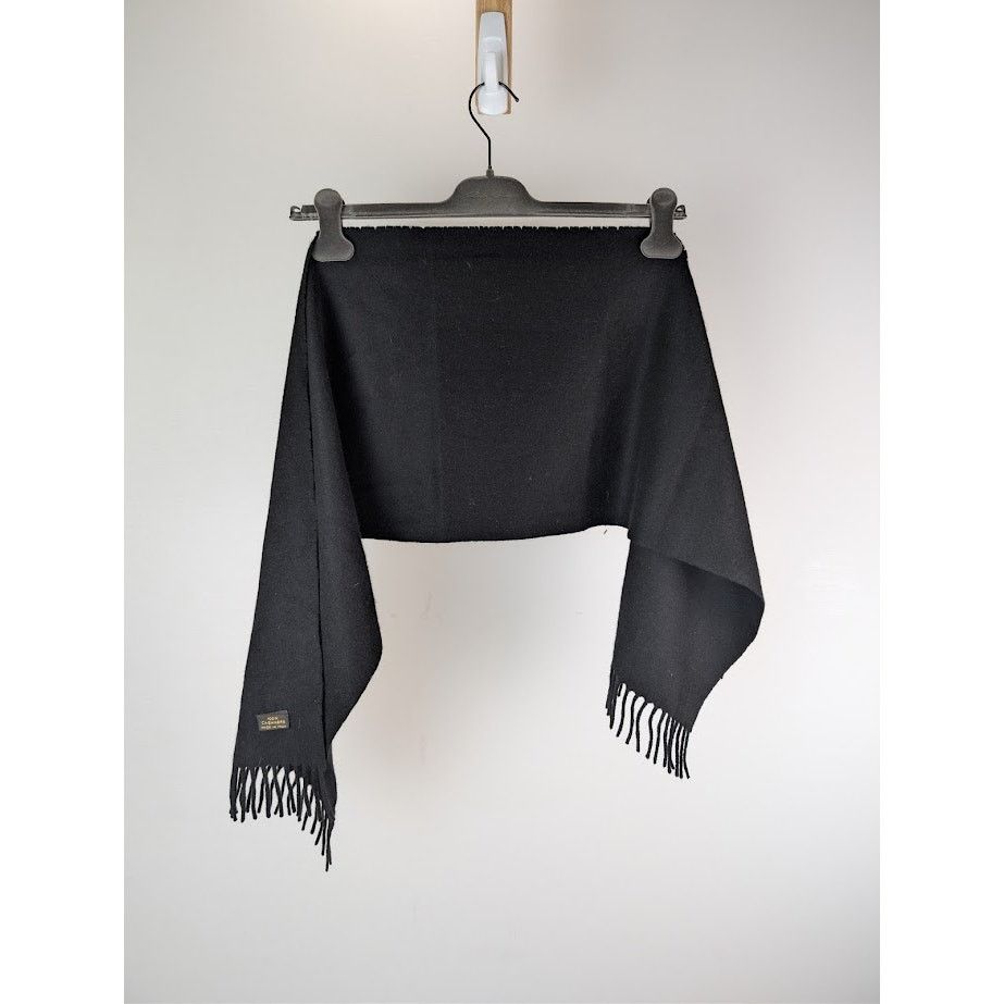Loro Piana o1rshd1 CC20 Size: OS / Scarves in Black Size ONE SIZE - 1 Thumbnail