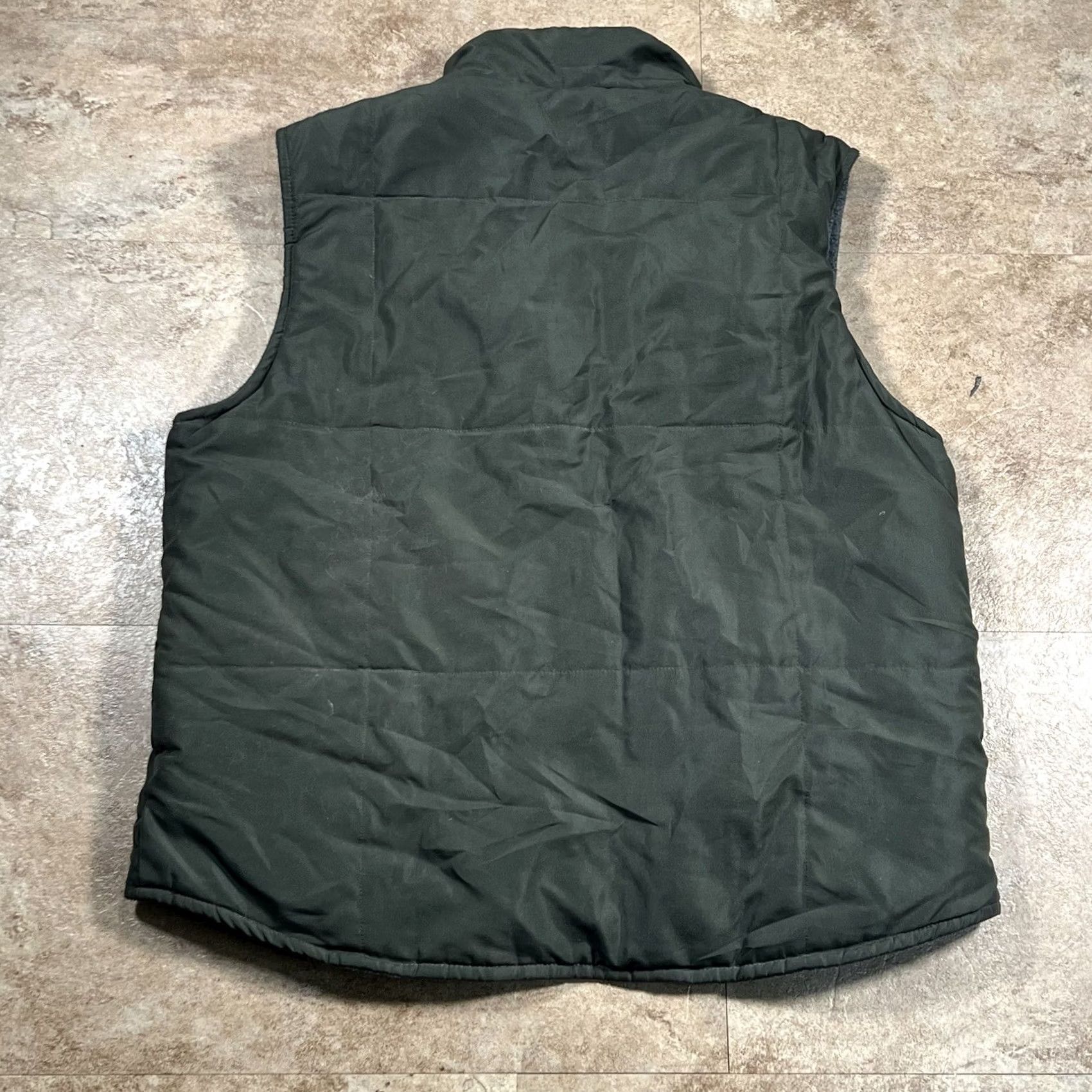 Olive VINTAGE Transnine Vest Men S Olive Green Tactical Bubble Puffer Skate 2000s Y2K Green Bubble Vest Size US S / EU 44-46 / 1 - 3 Thumbnail