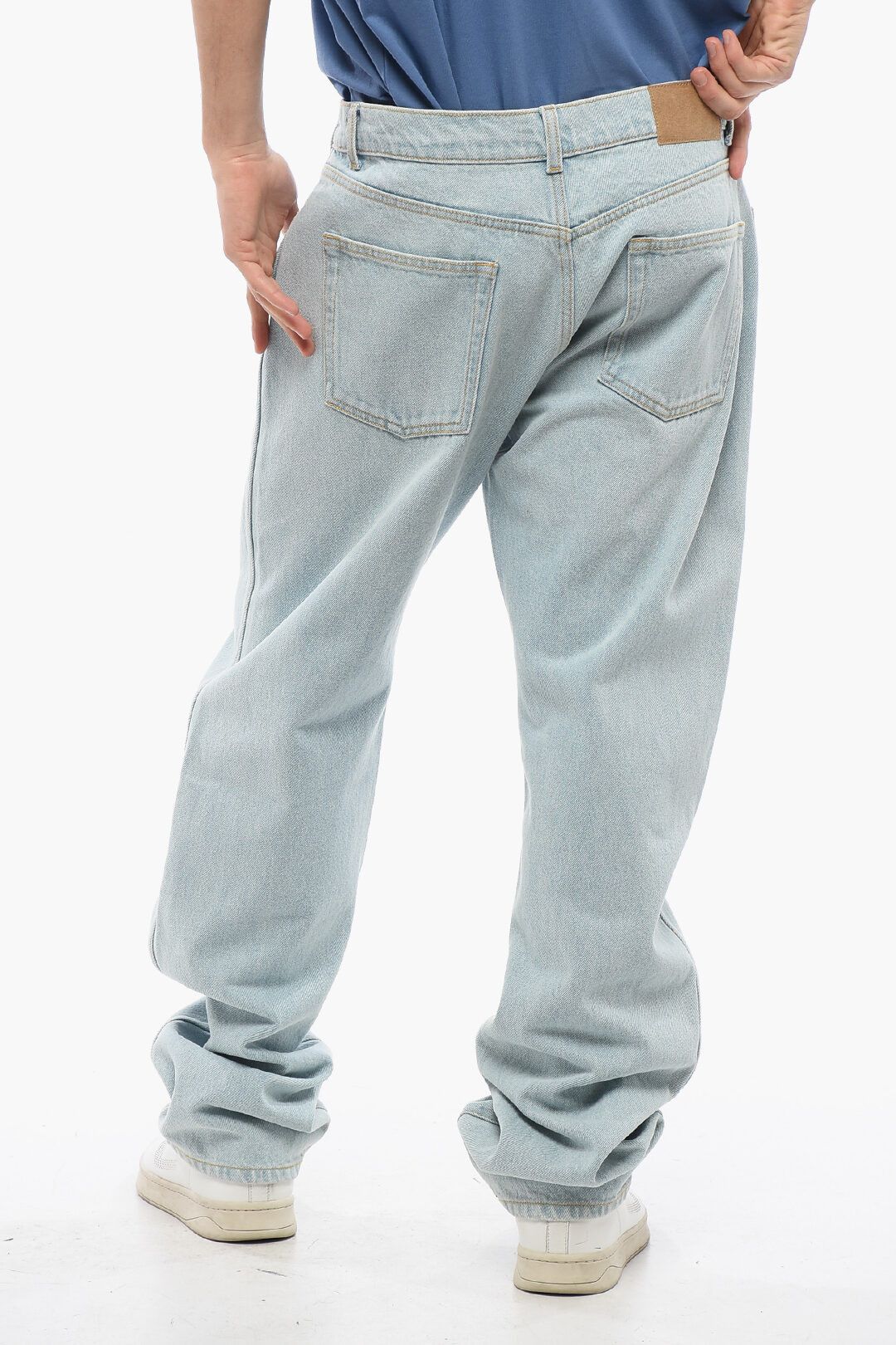 1989 STUDIO og1mm0725 Straight Leg Saint Honore Jeans in Light Blue Size US 32 / EU 48 - 2 Thumbnail