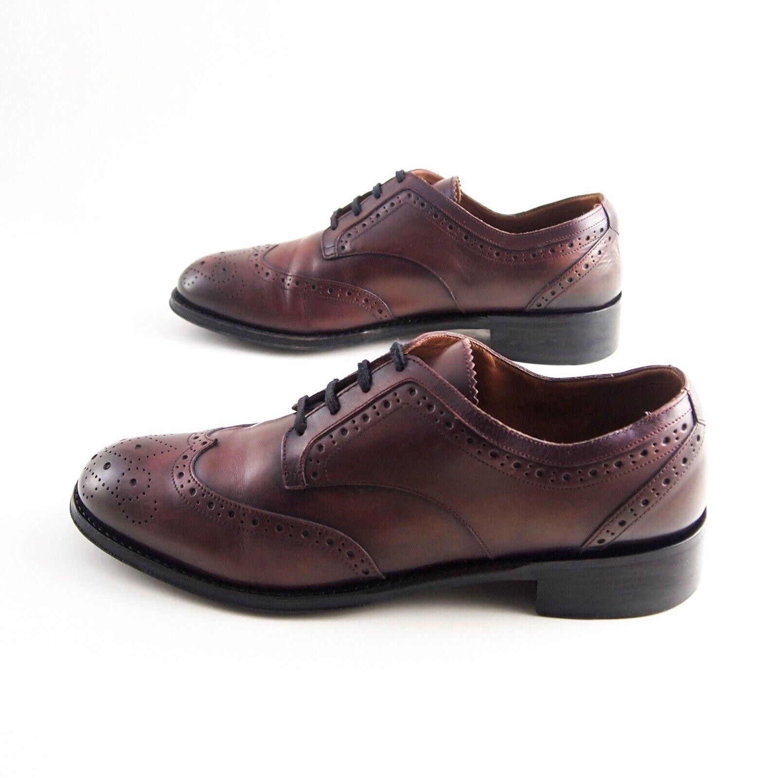 Bally Bally Baluke 25 Brogues Burgundy Womens EU 39 US 8.5 M Size US 8.5 / IT 38.5 - 2 Thumbnail