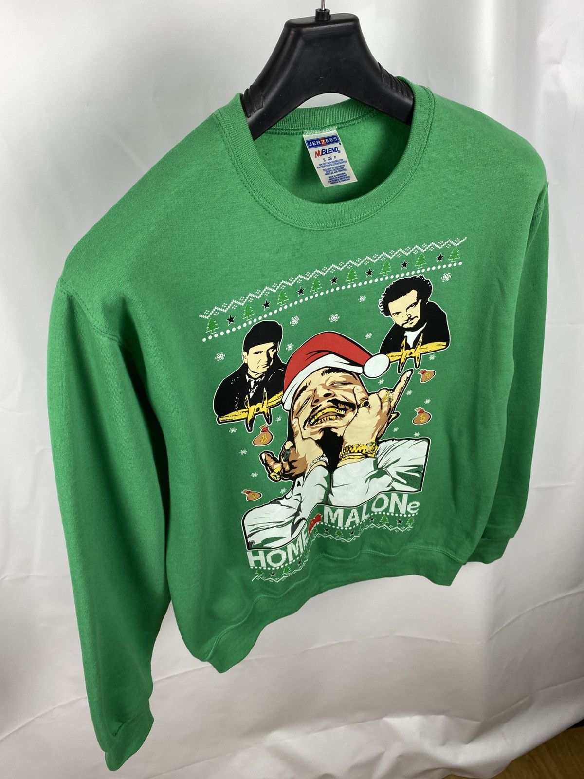 Vintage Post Malone Home Alone Ugly Sweatshirt Christmas size S Size US S / EU 44-46 / 1 - 5 Thumbnail