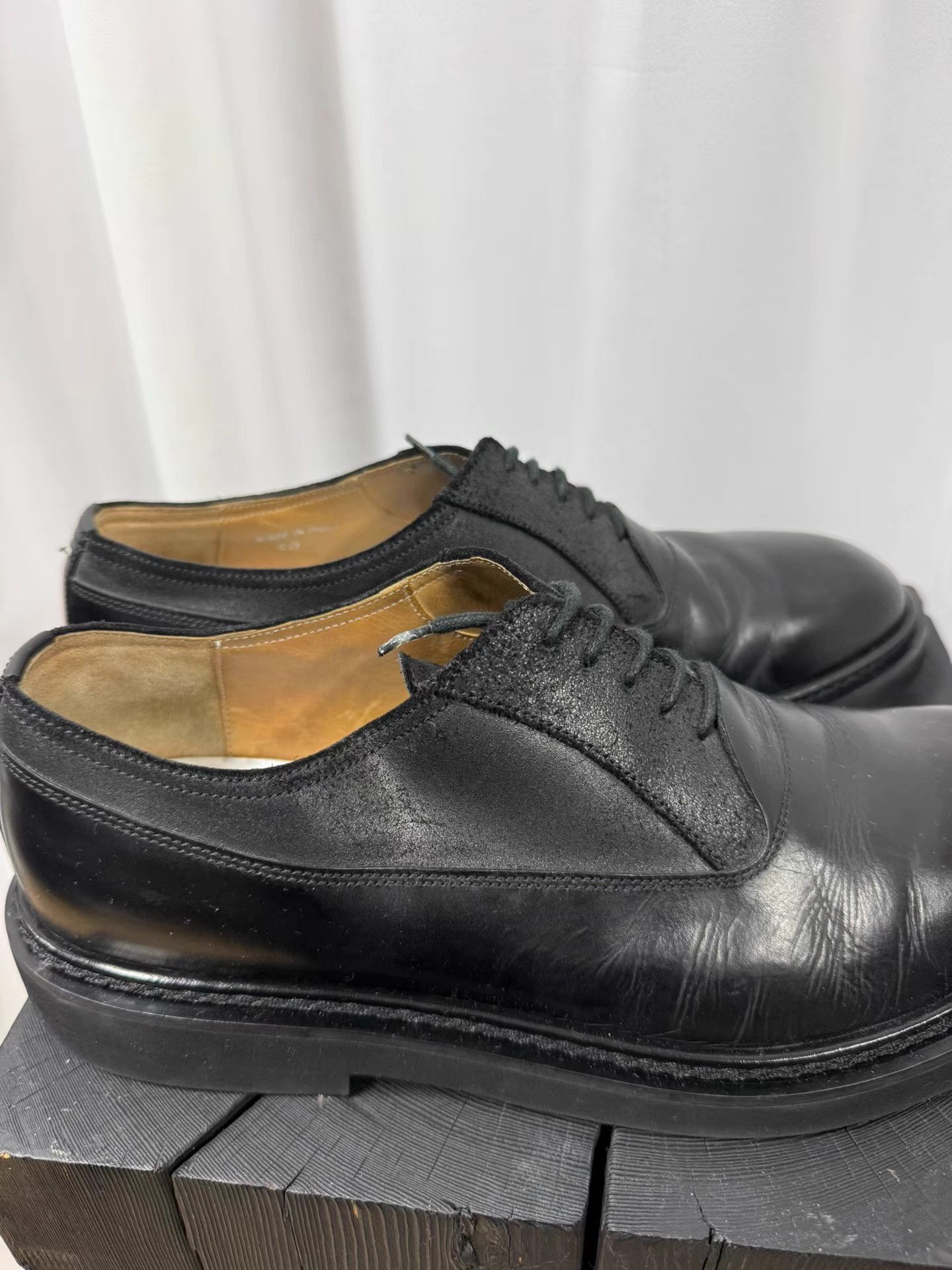 Maison Margiela Maison Margiela Suede Panel Derby Shoes K20 Size US 7 / EU 40 - 4 Thumbnail