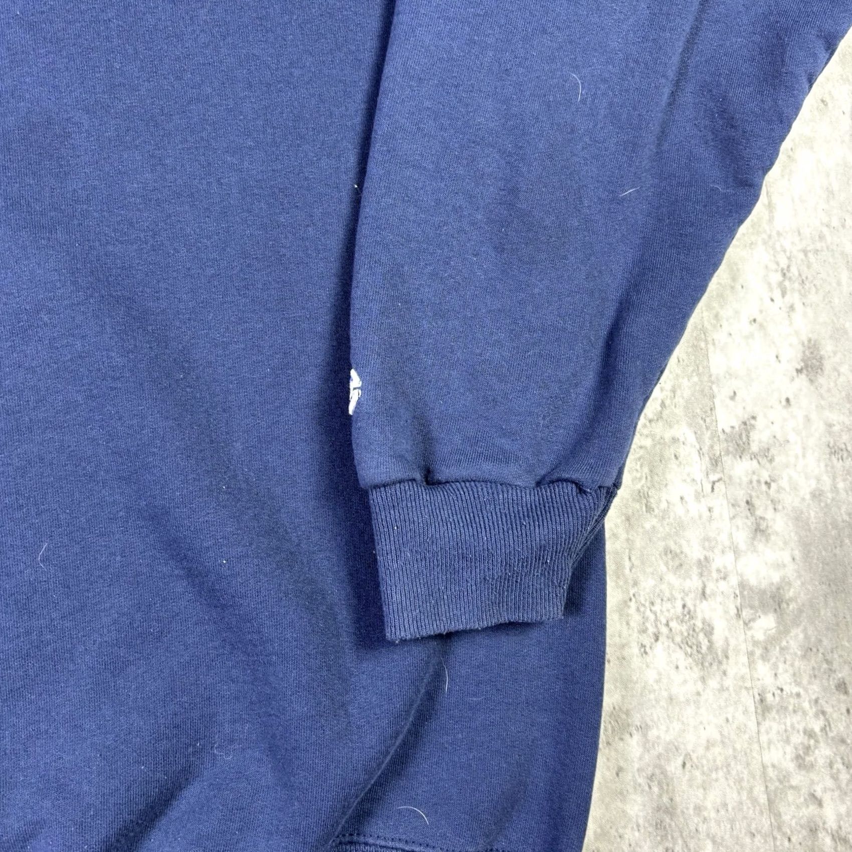 Champion VINTAGE Champion Penn State University Blue Pullover Sweatshirt Mens 2XL Size 2XL Blue 90s Football Reverse Weave Size US XXL / EU 58 / 5 - 4 Thumbnail
